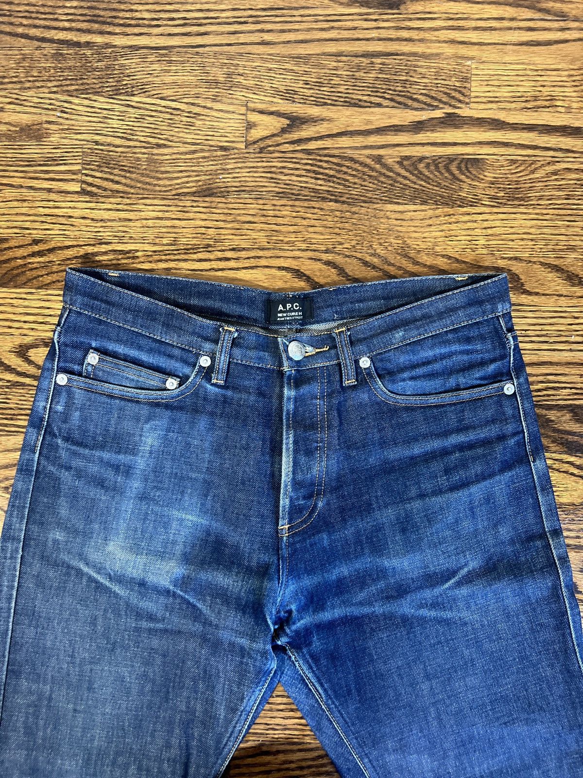 A.P.C. APC New Cure H Raw Denim Jeans Size US 30 / EU 46 - 2 Thumbnail