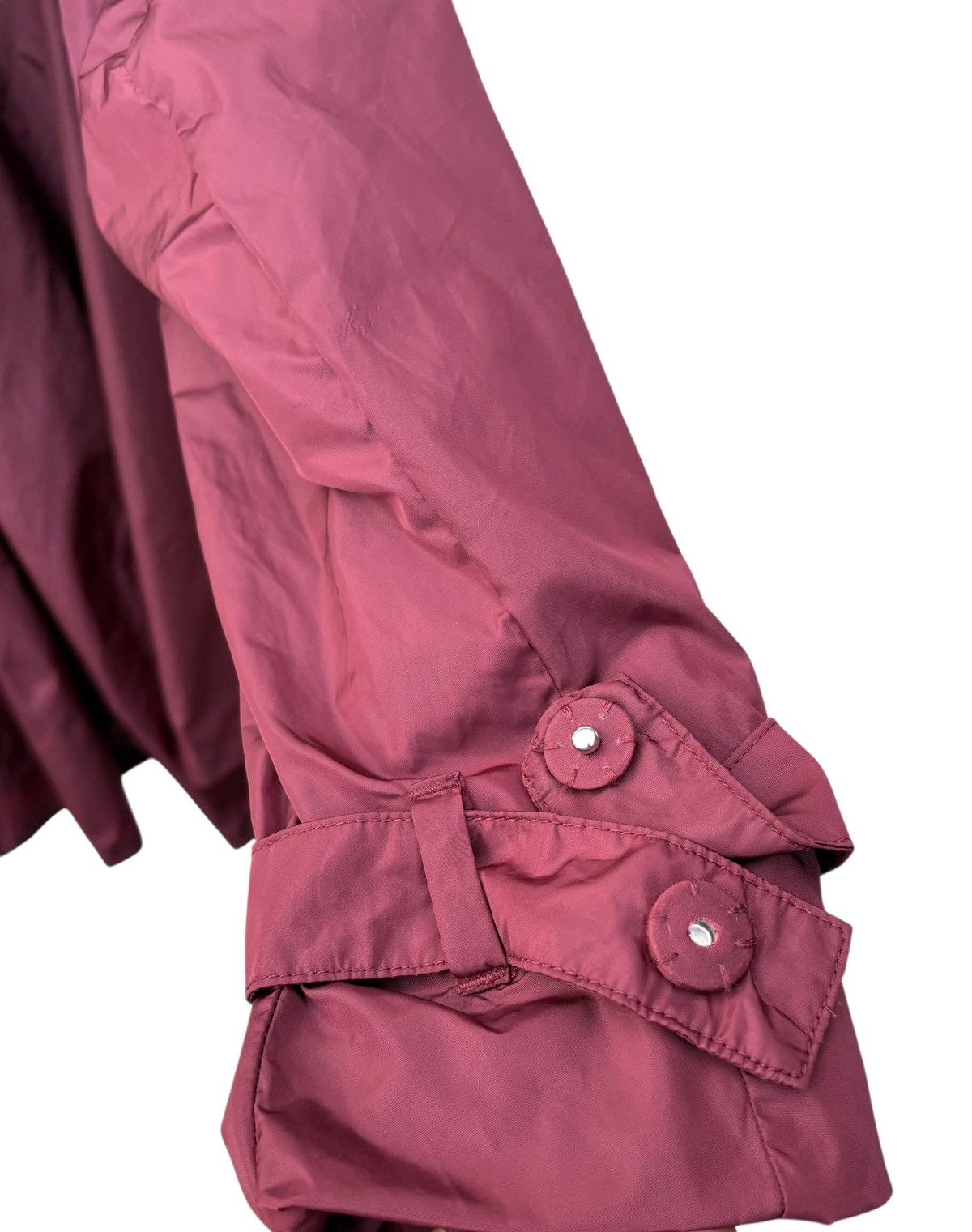Prada Prada Burgundy Nylon Hoodie Jacket Size S / US 4 / IT 40 - 21 Thumbnail