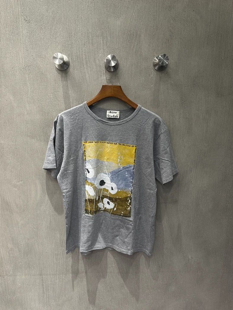 Acne Studios Acne Studios Oil print short sleeves Size US S / EU 44-46 / 1 - 1 Thumbnail