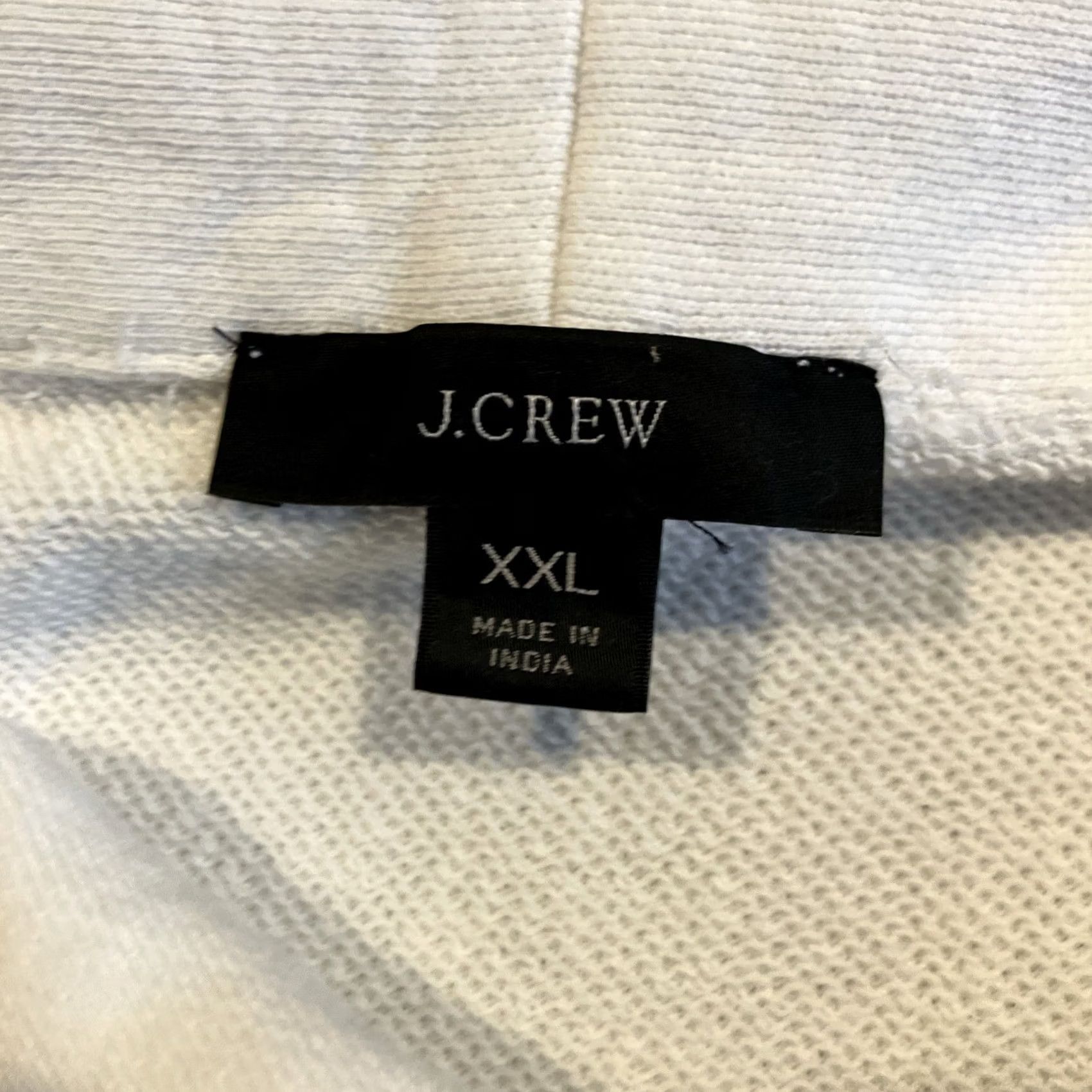 J.Crew J.CREW Sweatshirt Quater Zip White St Barth's XXL Women’s Ballon Sleeve Fleece 100% Cotton Regular Size Type Size XXL / US 16-18 / IT 52-54 - 3 Thumbnail