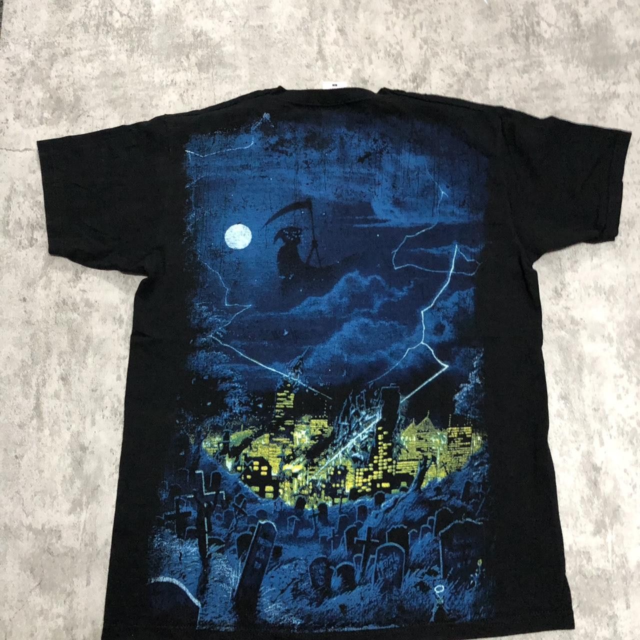 Fruit Of The Loom Black and yellow Iron Maiden Live After Death T Shirt Size US L / EU 52-54 / 3 - 4 Thumbnail