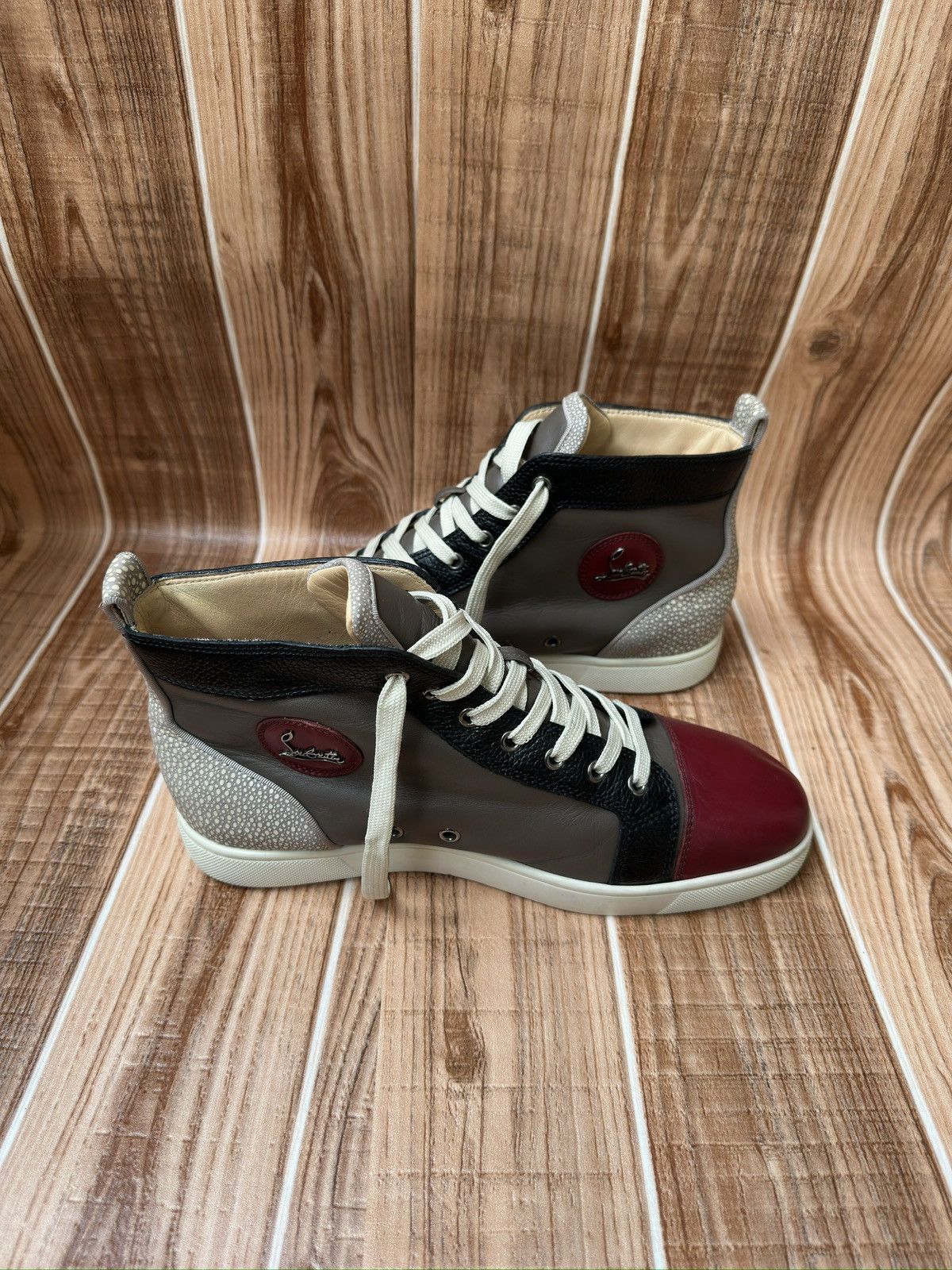 Christian Louboutin Christian Louboutin Orlatto High Brown Burgundy Size US 10 / EU 43 - 7 Thumbnail