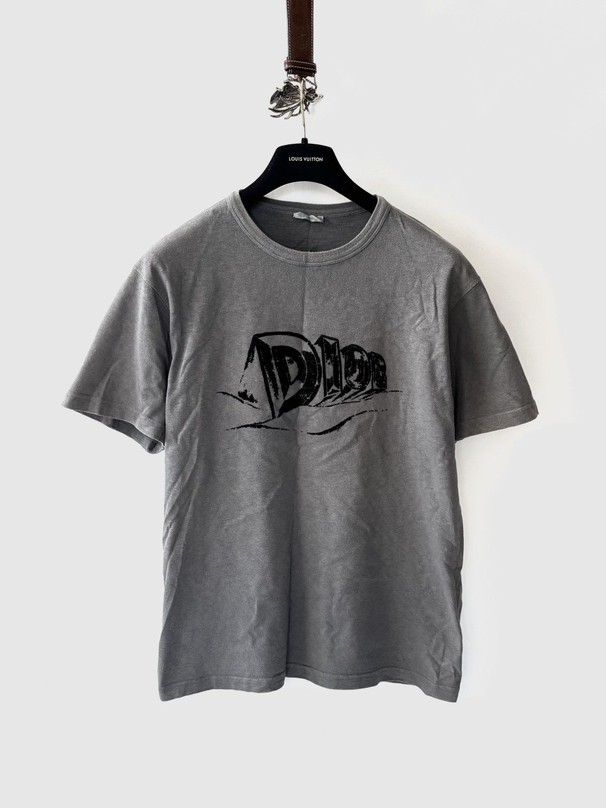Dior Dior Slub Knit T-Shirt Size US XL / EU 56 / 4 - 1 Thumbnail