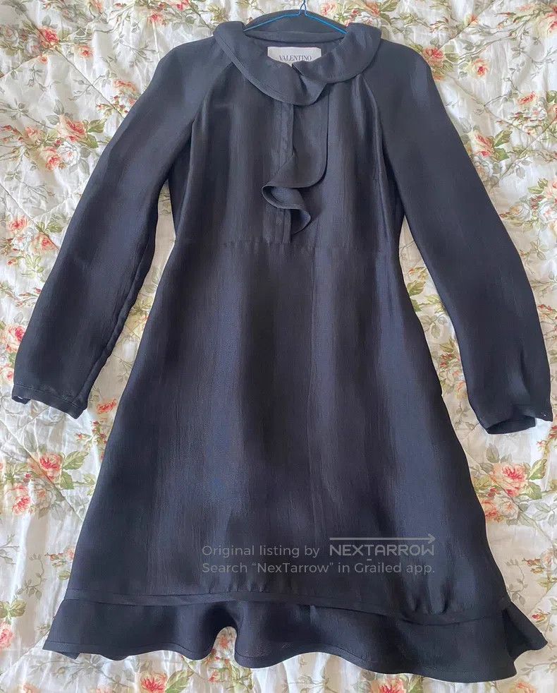 Valentino Black silk dress