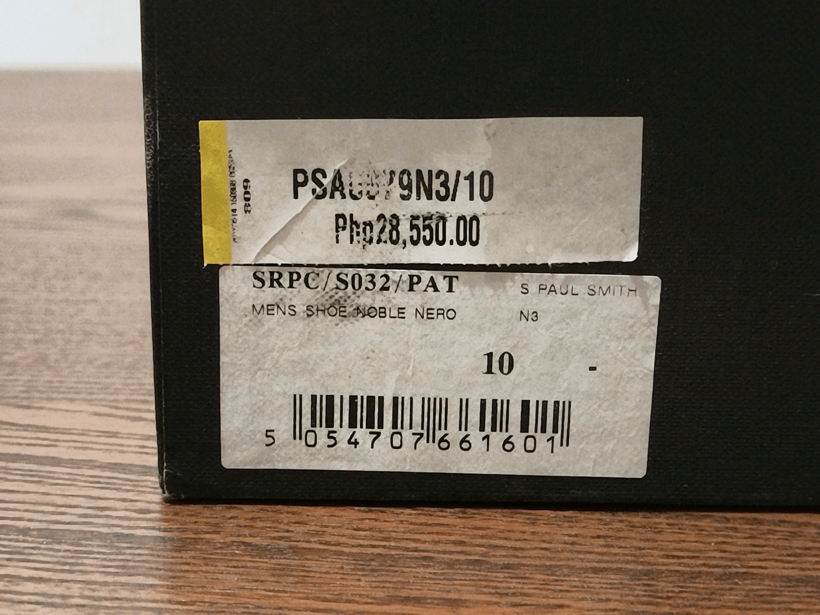 Paul Smith PAUL SMITH BLACK PATENT LEATHER OXFORD LACE-UPS Size US 11 / EU 44 - 12 Thumbnail
