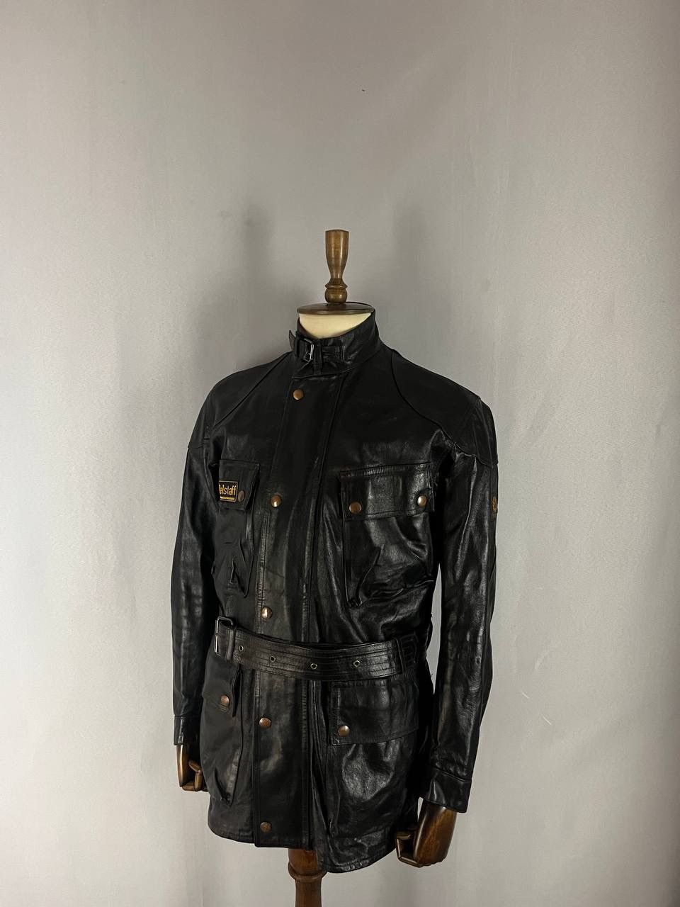 Belstaff Belstaff Leather Moto Jacket Multi Pocket Black Size US L / EU 52-54 / 3 - 1 Thumbnail