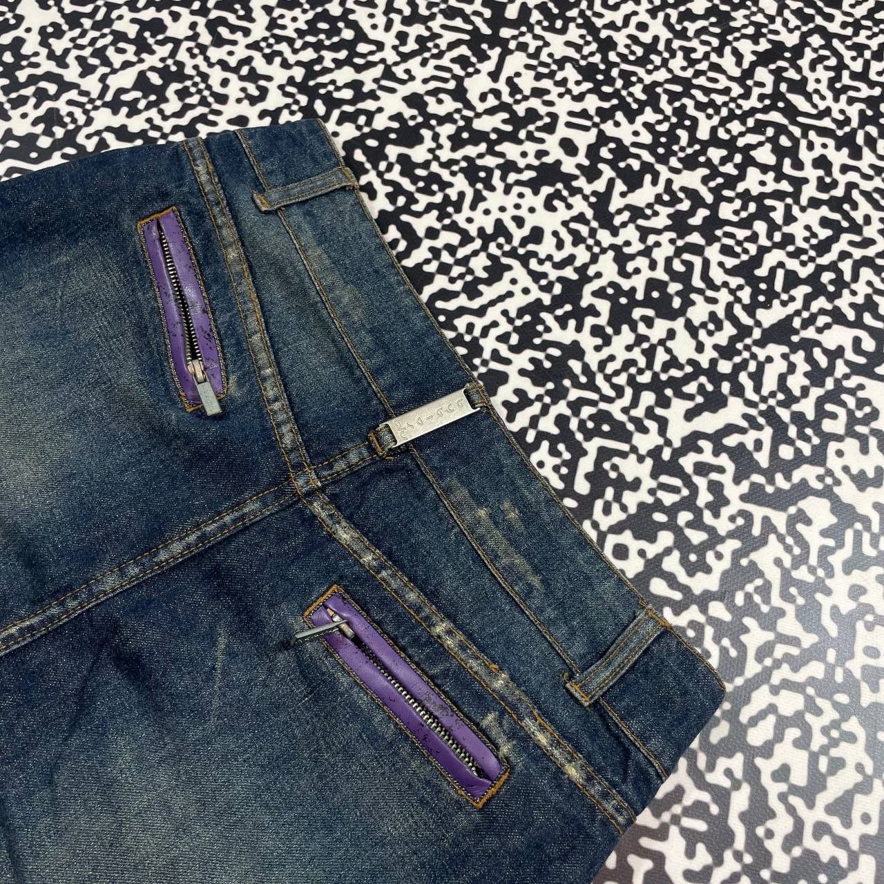 Japanese Brand Vintage Y2K Japanese Style Denim Mini Skirt Retro 90s Style Size 28" / US 6 / IT 42 - 12 Thumbnail