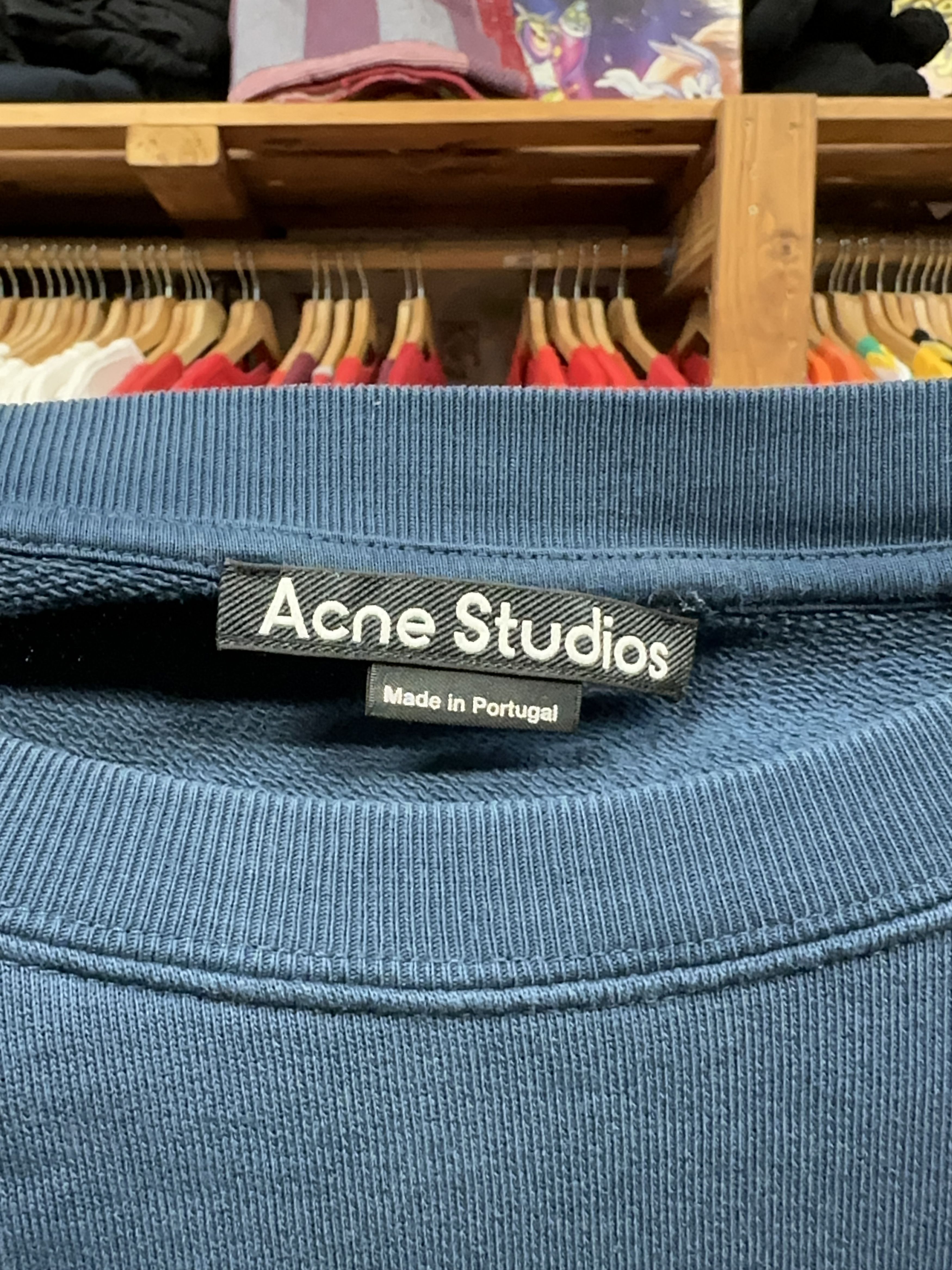 Acne Studios Acne Studios Logo Crewneck Sweater Size US L / EU 52-54 / 3 - 4 Thumbnail