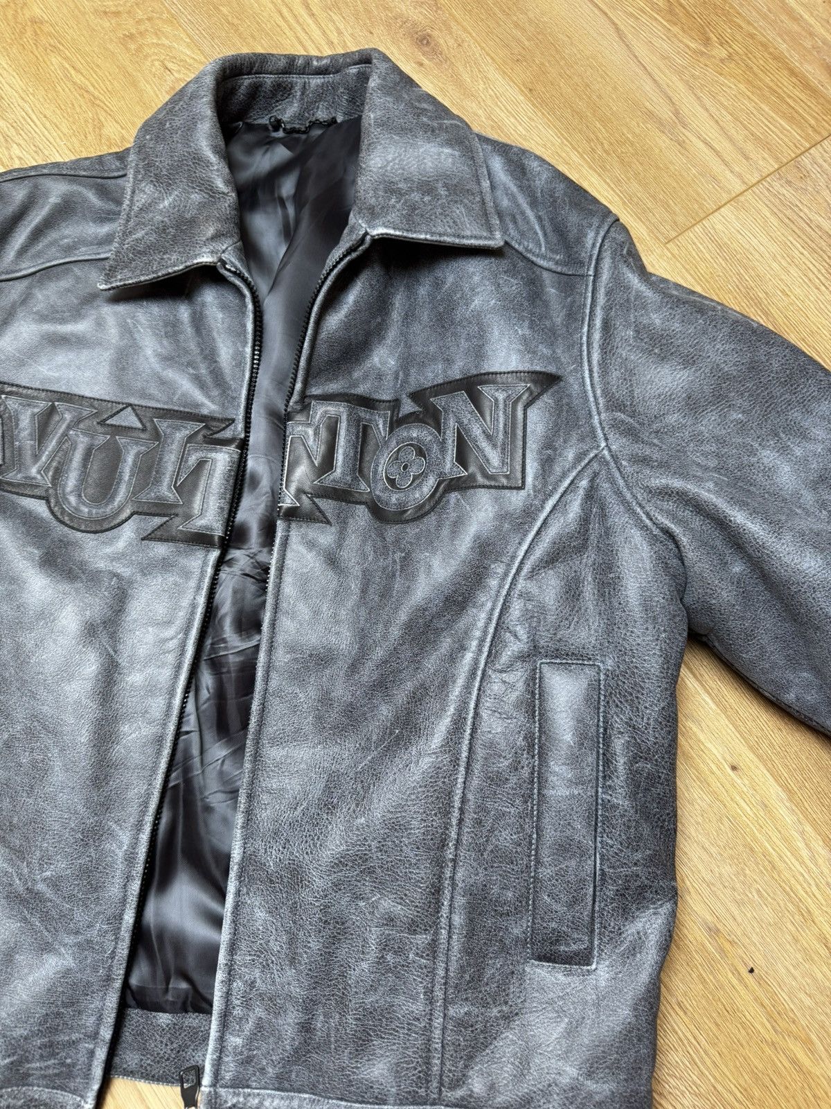 Louis Vuitton Louis Vuitton leather stadium jacket Size US L / EU 52-54 / 3 - 2 Thumbnail
