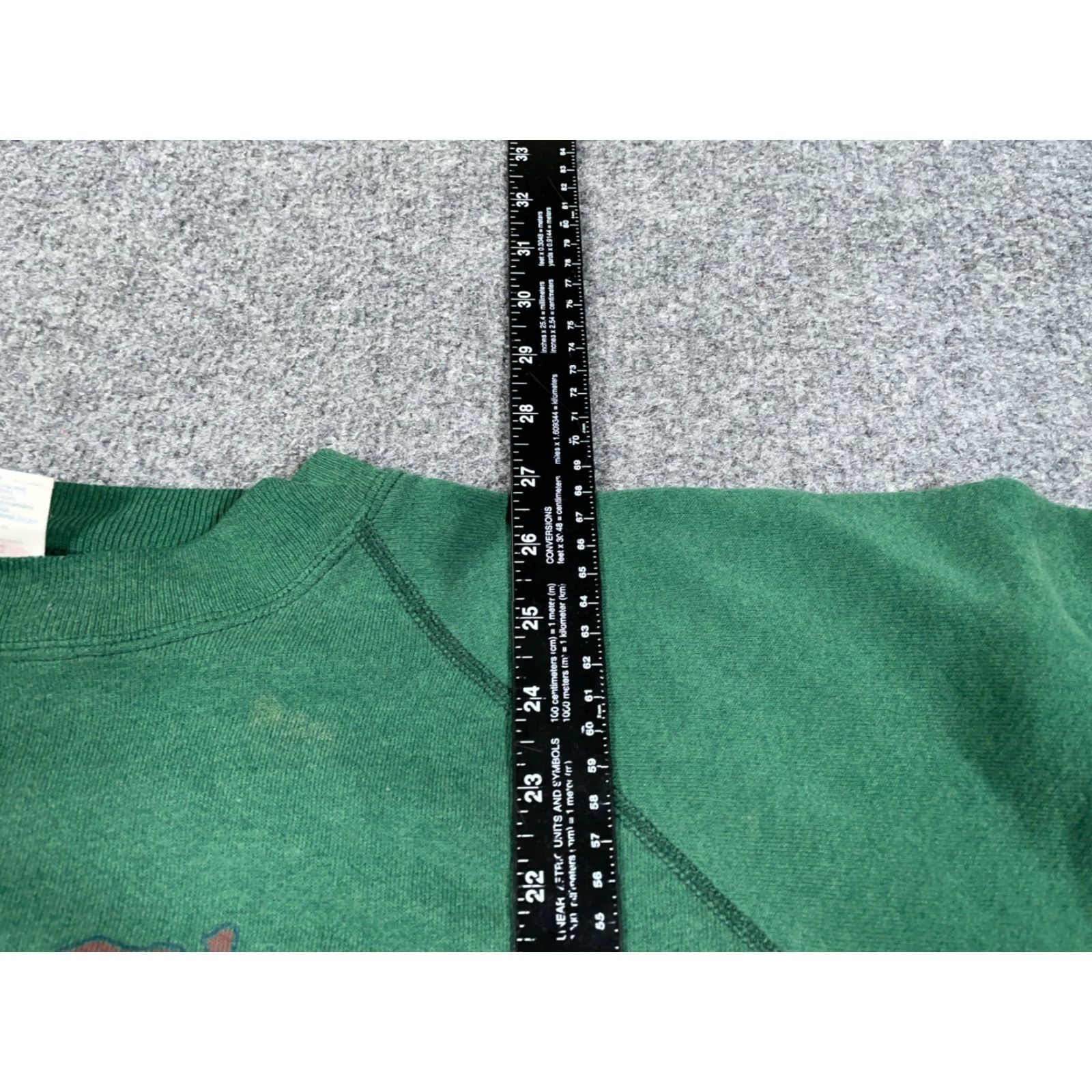 Hanes VINTAGE Hanes St. Thomas Sweatshirt Shirt Adult 2XL Green Dolphins Retro 90s Mens Size US XXL / EU 58 / 5 - 7 Thumbnail