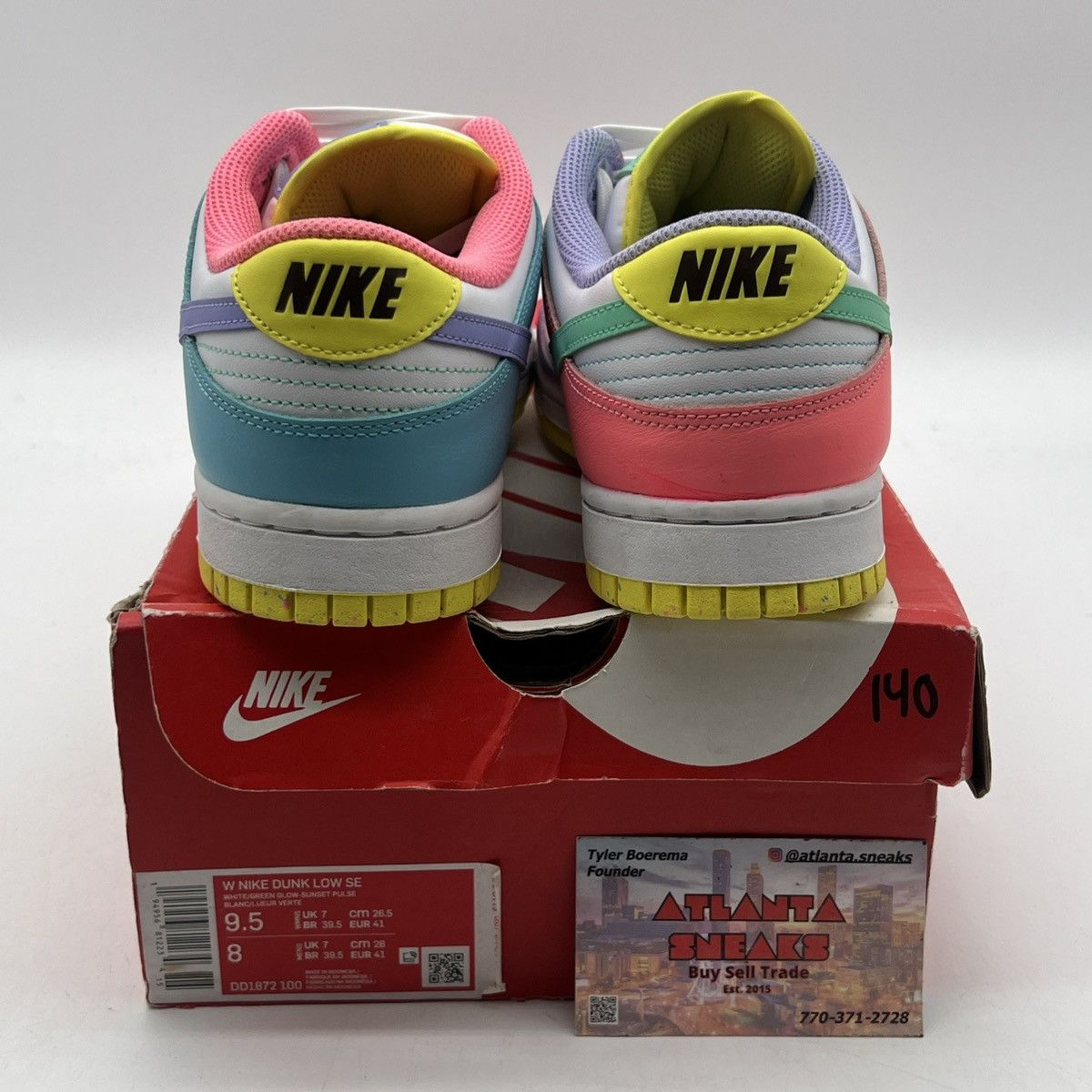 Nike Wmns Nike dunk low candy Size US 9.5 / IT 39.5 - 3 Thumbnail