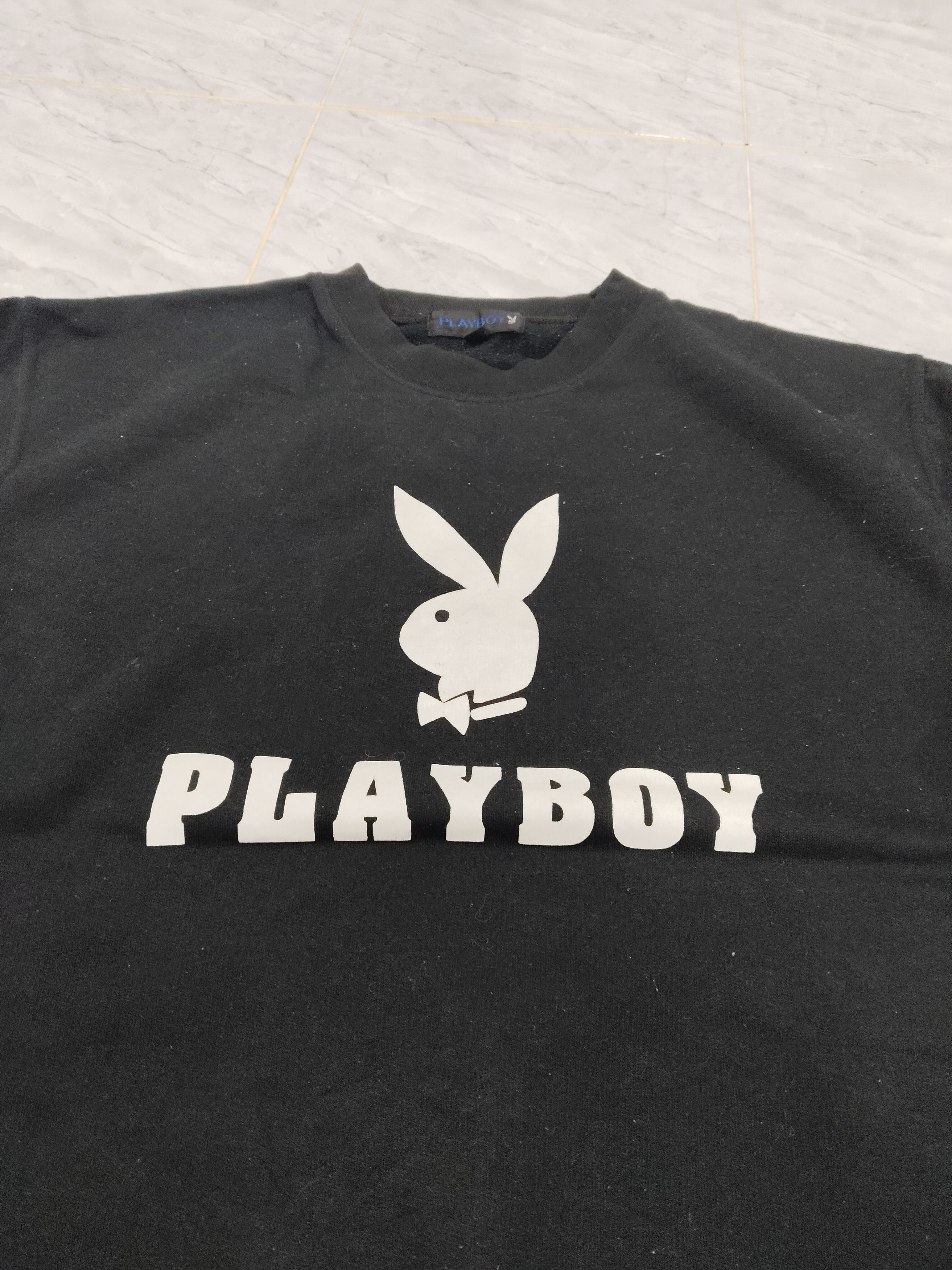 Playboy × Vintage Playboy Big Logo Sweatshirt Size US L / EU 52-54 / 3 - 3 Thumbnail