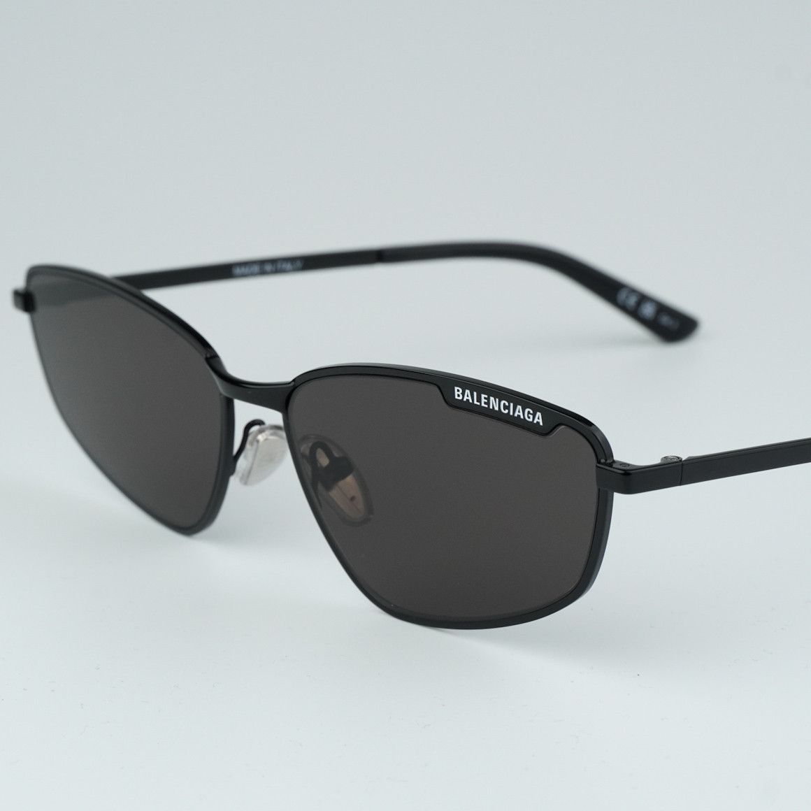 Balenciaga NEW Balenciaga BB0277S 001 Geometric Unisex Sunglasses Size ONE SIZE - 6 Thumbnail