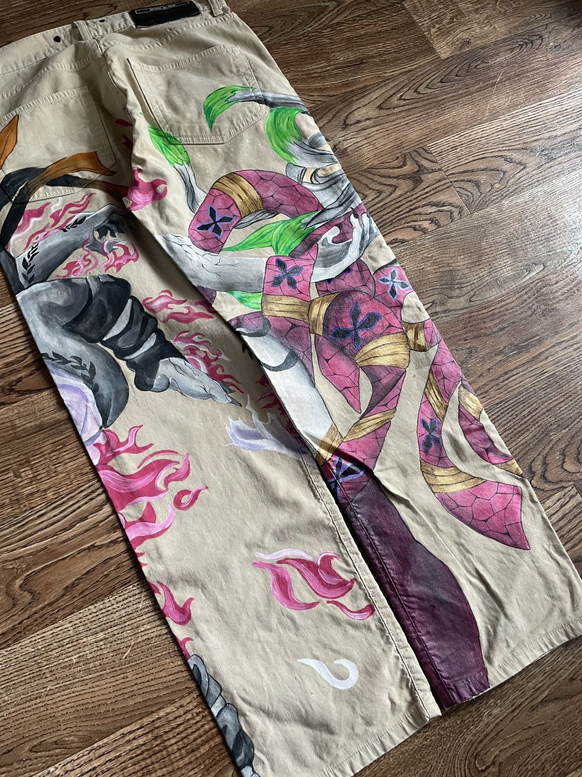 Stone Island Vintage Stone Island x DEMON SLAYER 1:1 Custom Jeans Size US 32 / EU 48 - 10 Thumbnail