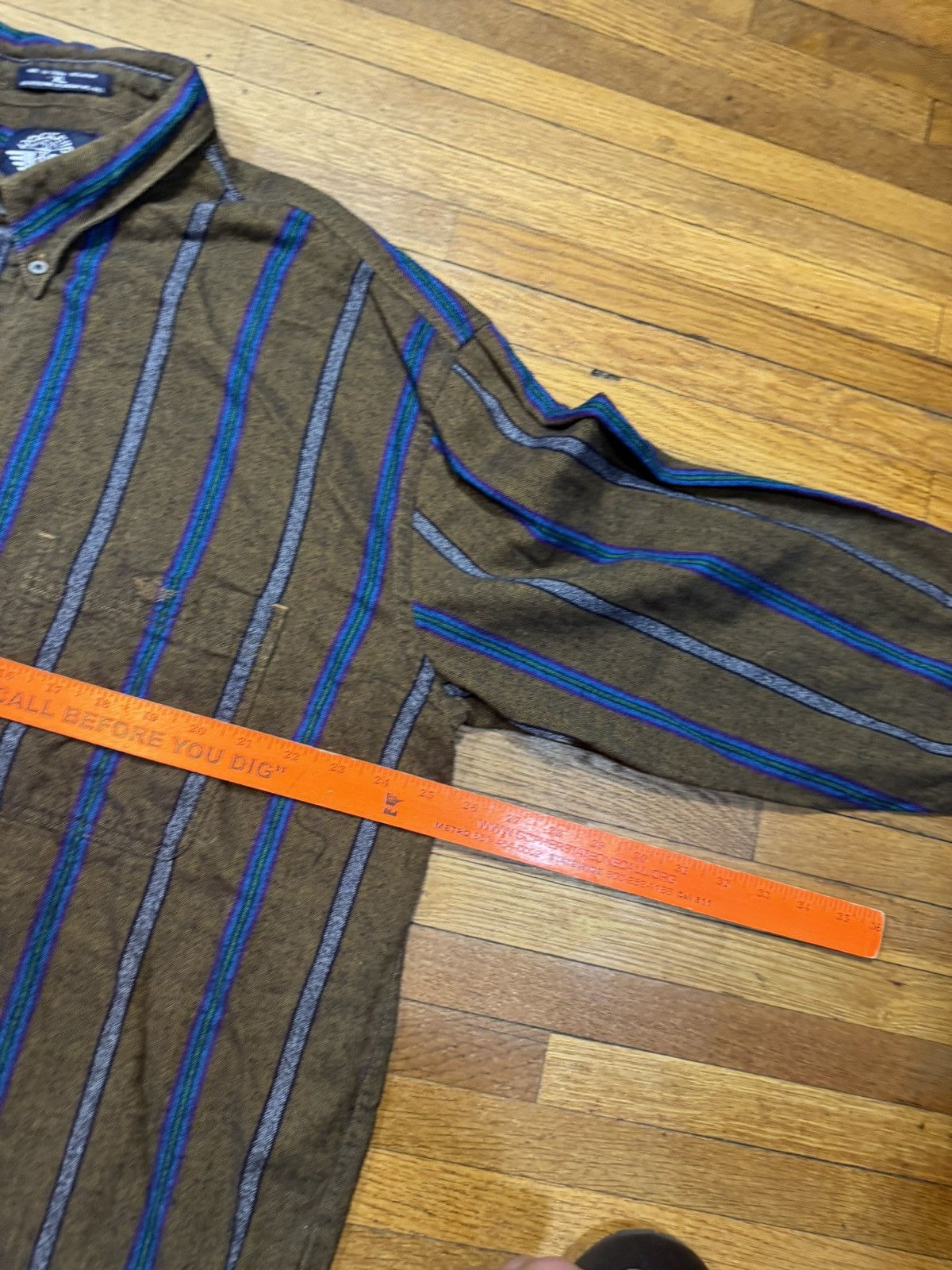 Dockers × Vintage Vintage Striped Button Up Shirt Size US XL / EU 56 / 4 - 7 Thumbnail
