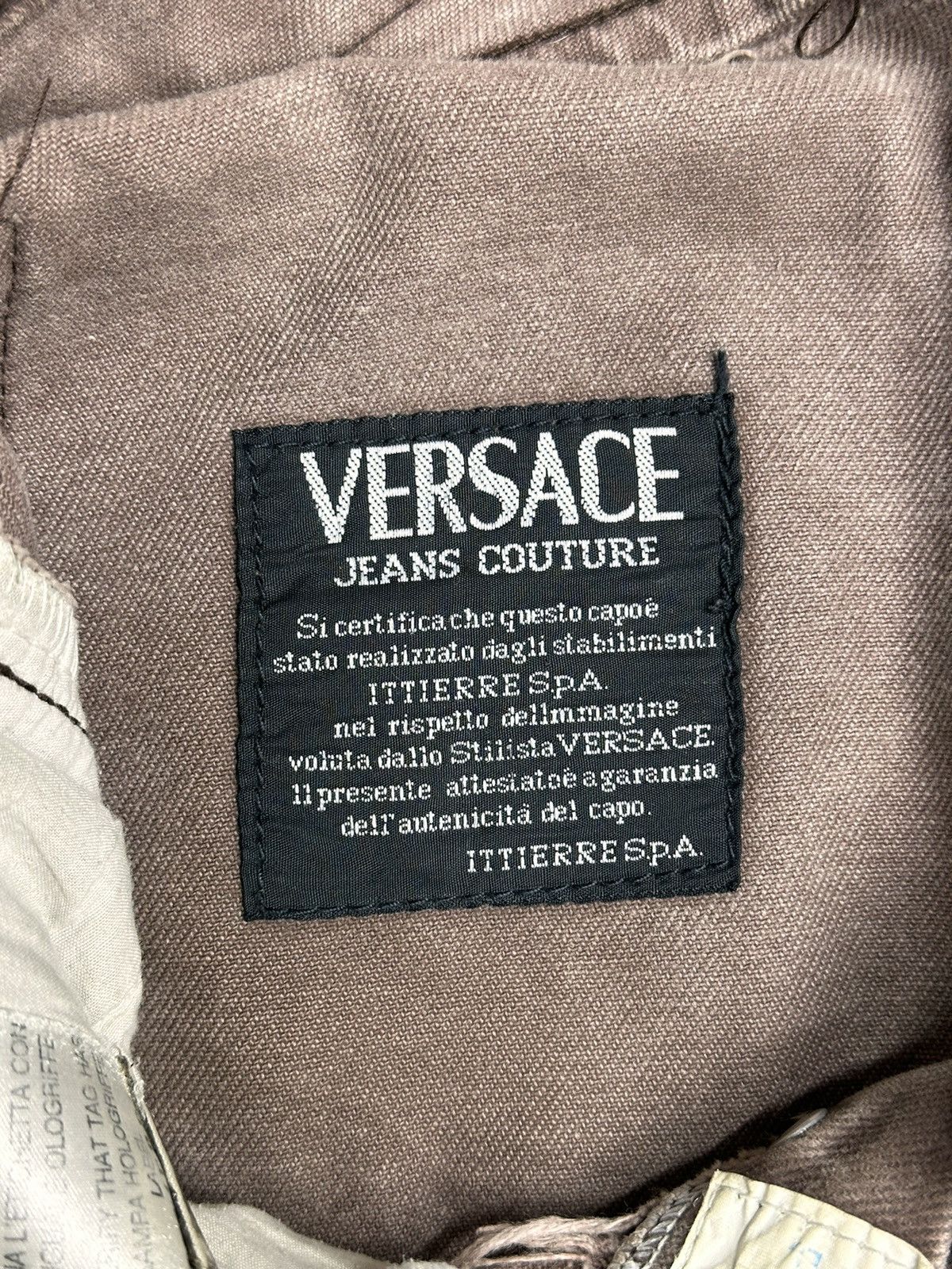 Versace Medusa Versace Original Fit Brown Jeans Style Vintage Pants Size US 31 - 12 Thumbnail