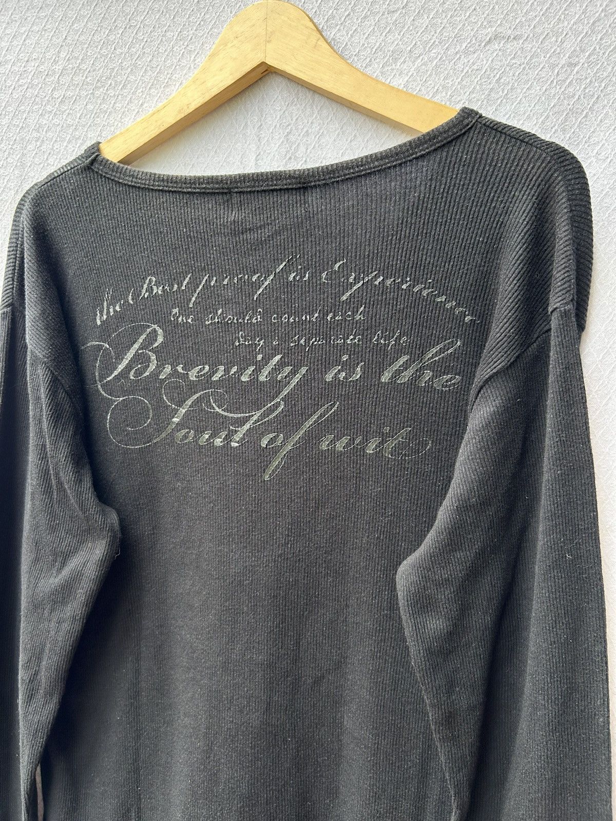Hysteric Glamour × If Six Was Nine × Japanese Brand 💸BINDINGOFFER💸Beaumere japanese style poem smoke longsleeve Size US L / EU 52-54 / 3 - 3 Thumbnail