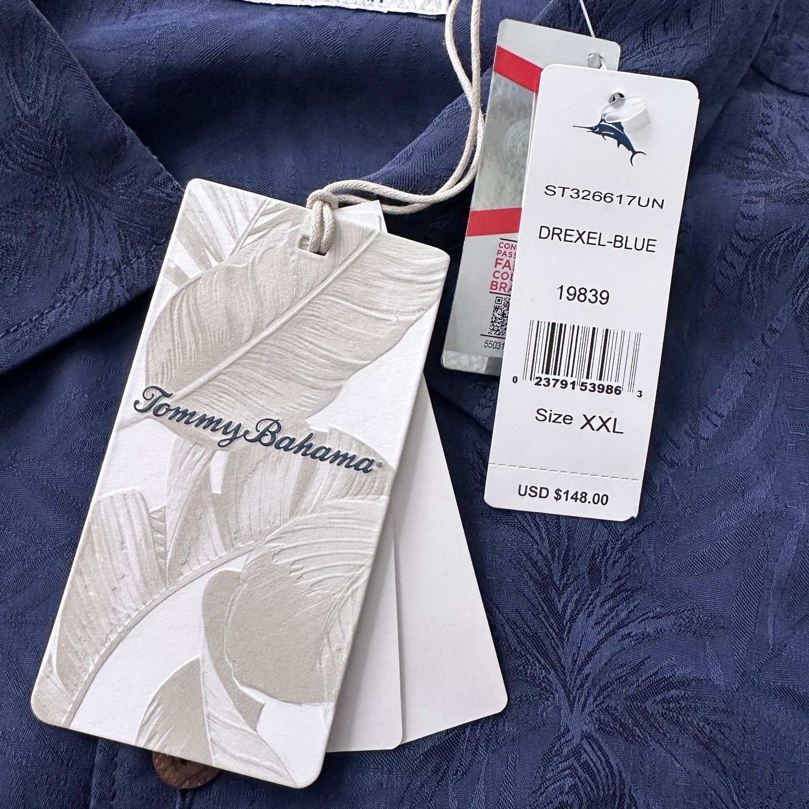 Tommy Bahama Tommy Bahama Coconut Point Camp Mens XXL Drexel University Size US XXL / EU 58 / 5 - 6 Thumbnail