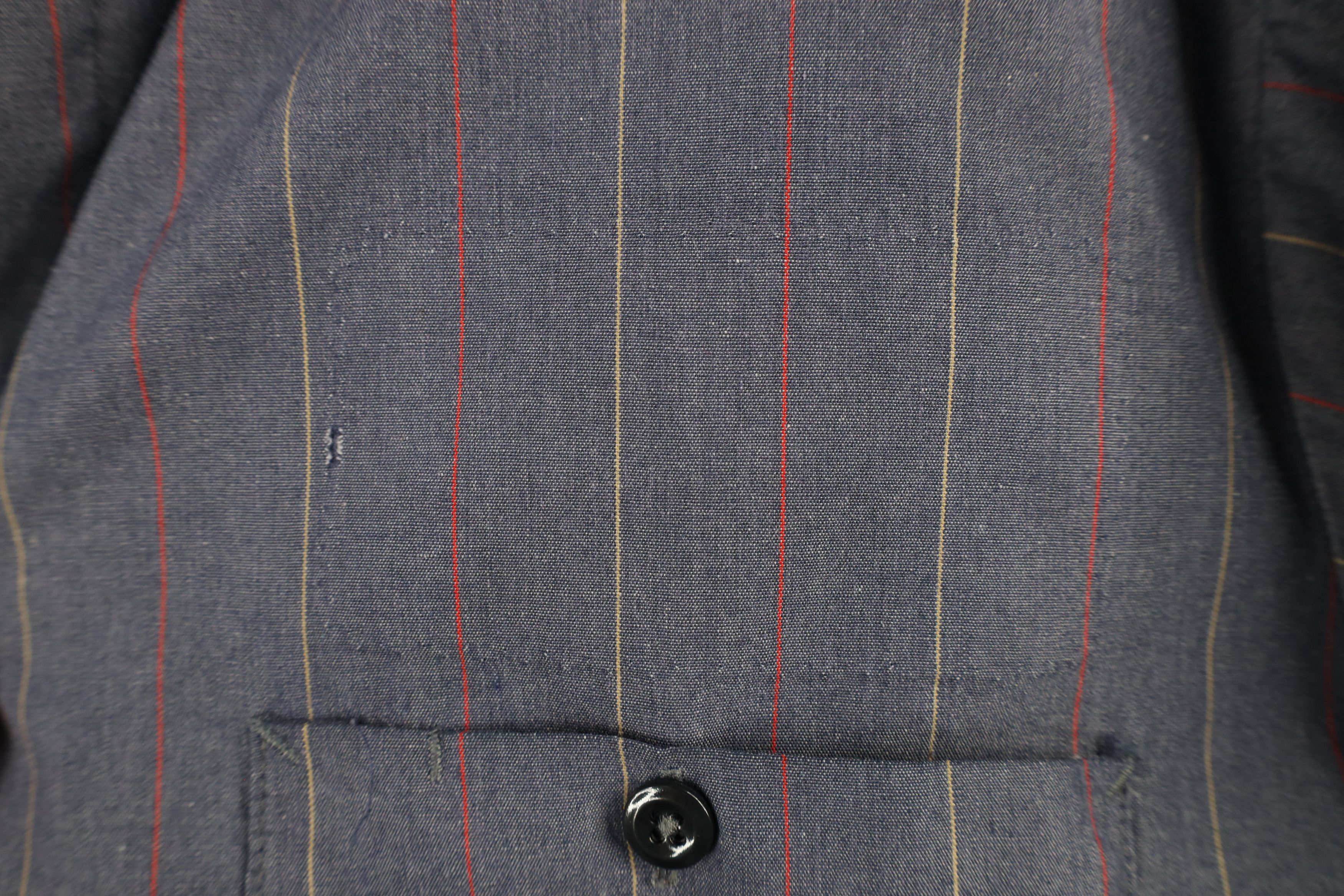 Vintage Vintage 90s Streetwear Workwear Mechanic Button Shirt Size US L / EU 52-54 / 3 - 4 Thumbnail