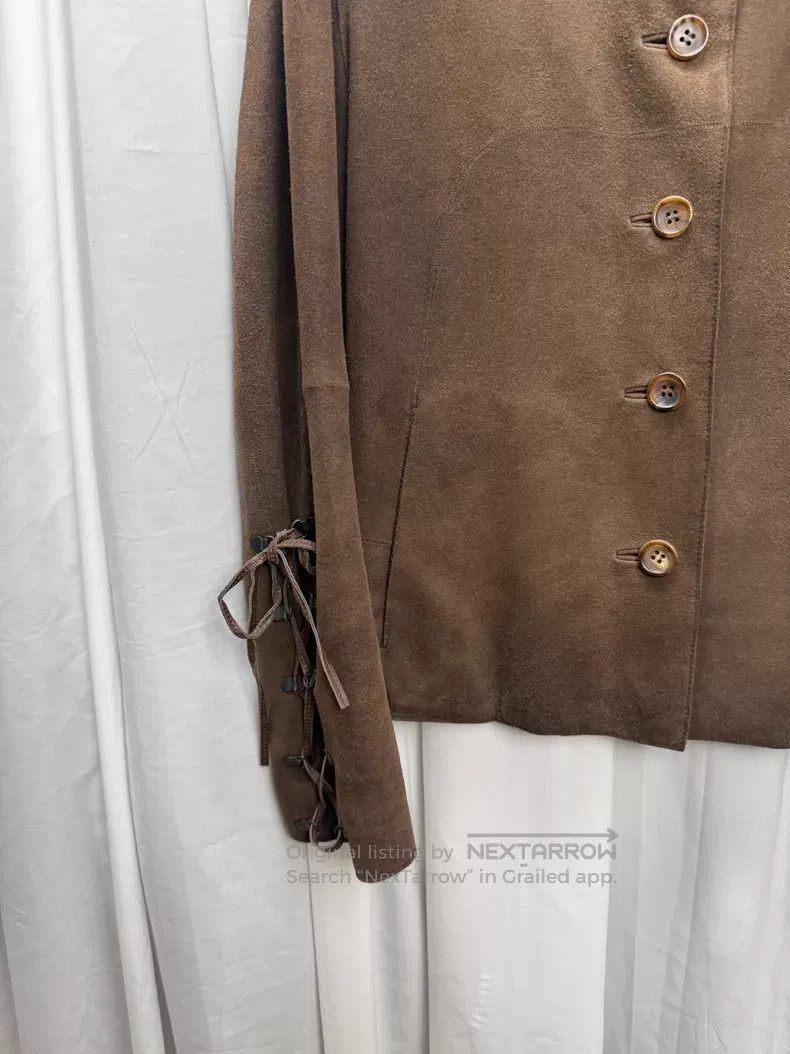 Issey Miyake Issey Miyake Tie Front Sheepskin Jacket Size US M / EU 48-50 / 2 - 4 Thumbnail