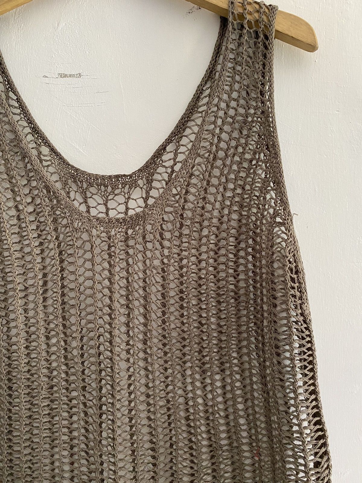 Hysteric Glamour × If Six Was Nine × Japanese Brand Japanese fishnet knit vest cdg style Size US M / EU 48-50 / 2 - 4 Thumbnail
