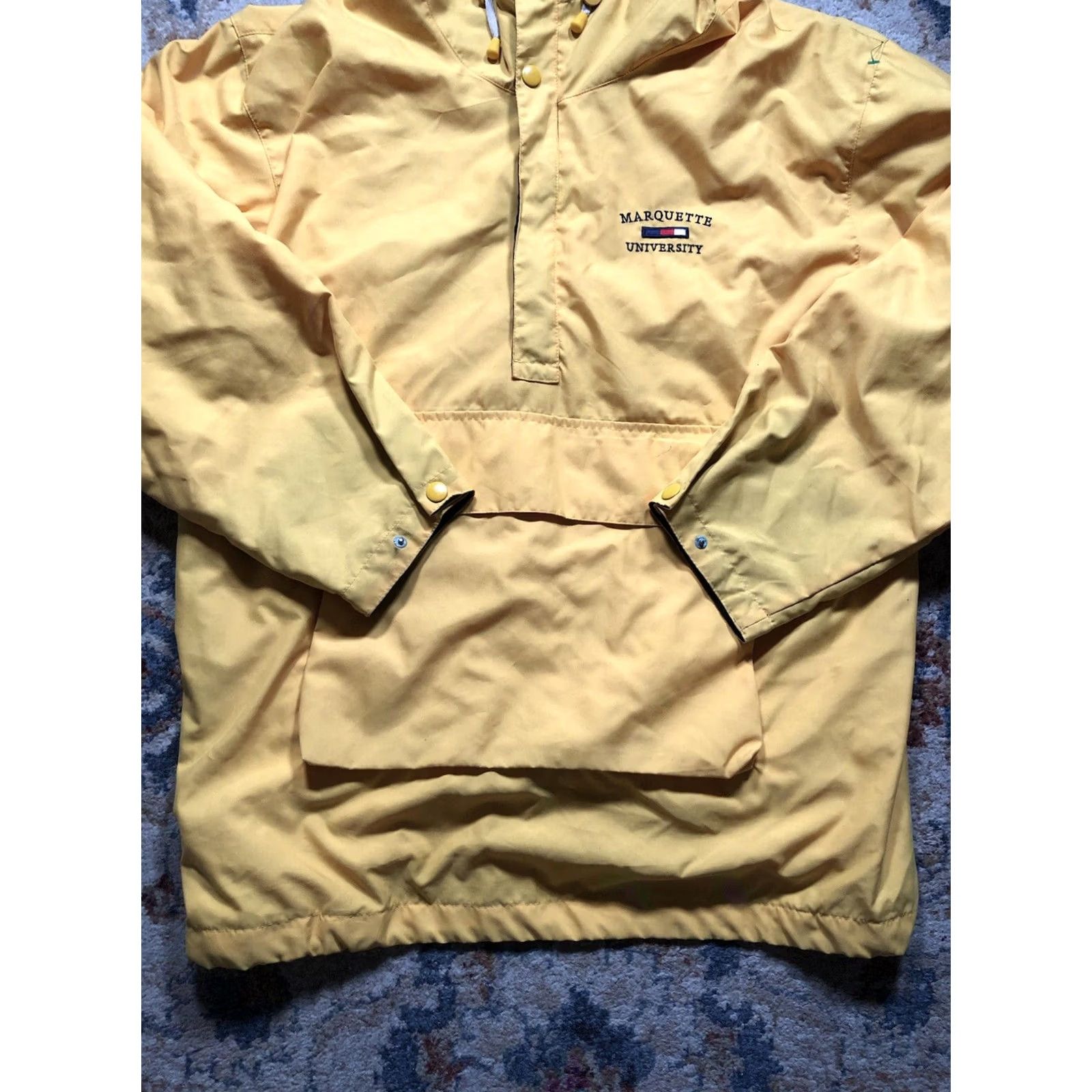 Rains Oarsman 913 Jacket Men L Yellow Zip Hooded Rain Coat Outdoor Size US L / EU 52-54 / 3 - 5 Thumbnail