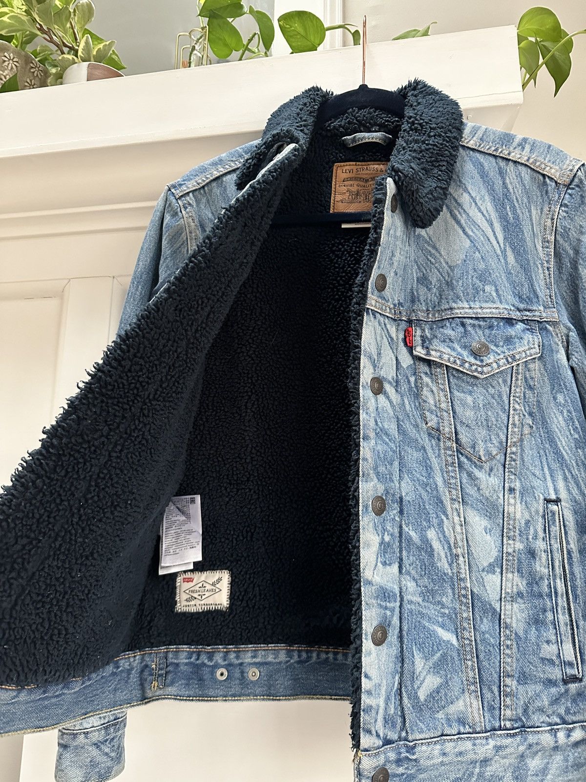 Levi's Fresh Leaves Trucker Jacket Size US S / EU 44-46 / 1 - 6 Thumbnail