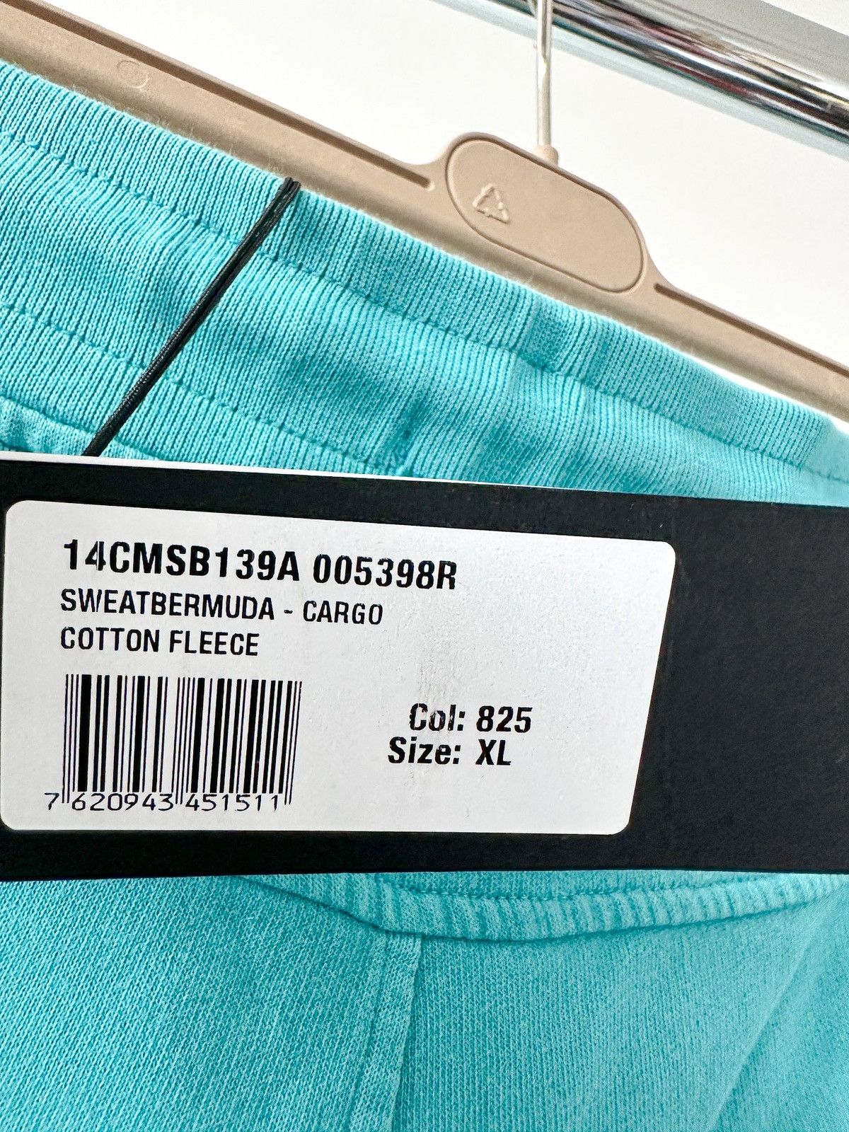 C.P. Company CP Company Cargo Cotton Jersey Jogger Shorts In Teal Size US 40 / EU 56 - 5 Thumbnail