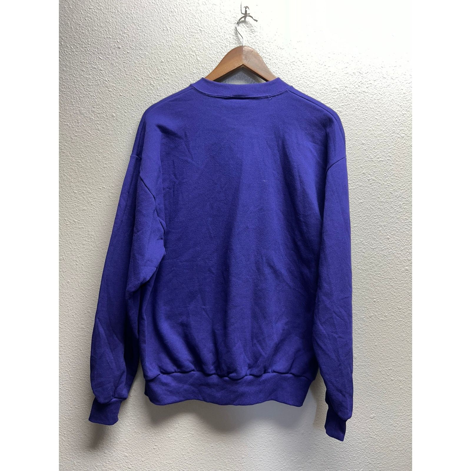Vintage Vintage Purple Blank Sweatshirt Crewneck Jerzees 90s VTG L Size US L / EU 52-54 / 3 - 6 Thumbnail