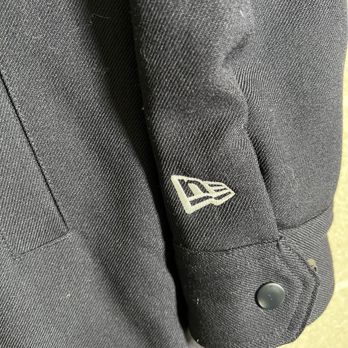New Era New Era Insulated Navy Blue Coach Jacket Varsity Snap Button Size US XL / EU 56 / 4 - 5 Thumbnail