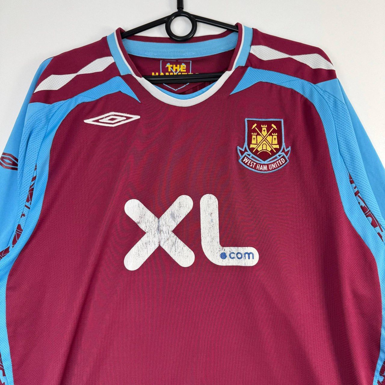 Umbro West Ham United 2008/08 Home Football Shirt Umbro Soccer XL Size US XL / EU 56 / 4 - 2 Thumbnail