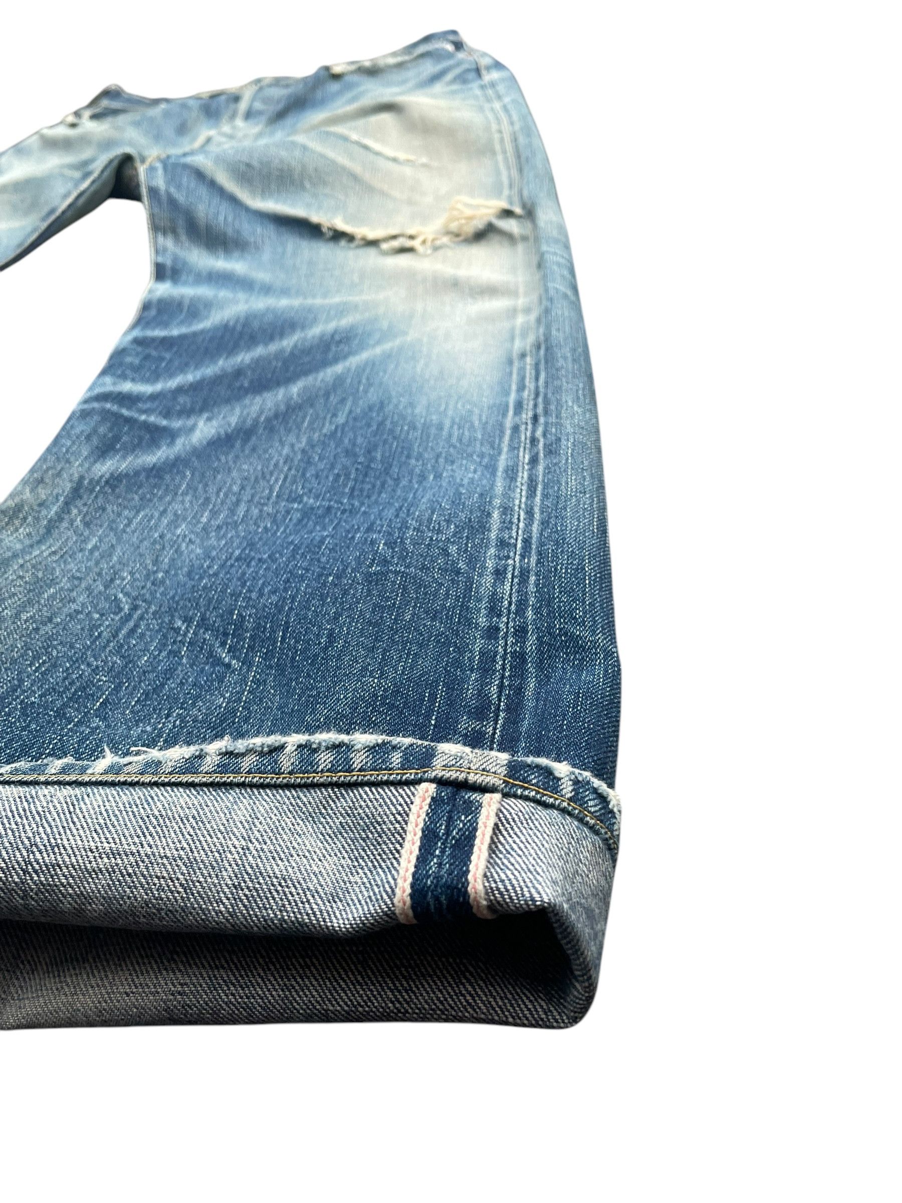 The Silver Stone Vintage Selvedge Silverstone Distresed Denim Size US 30 / EU 46 - 6 Thumbnail