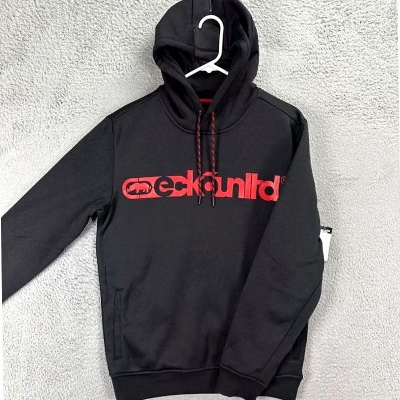 Ecko Unltd. Ecko Unltd. Hoodie Sweatshirt Mens Small Black Graphic Pullover Drawstring NEW Size US S / EU 44-46 / 1 - 3 Thumbnail