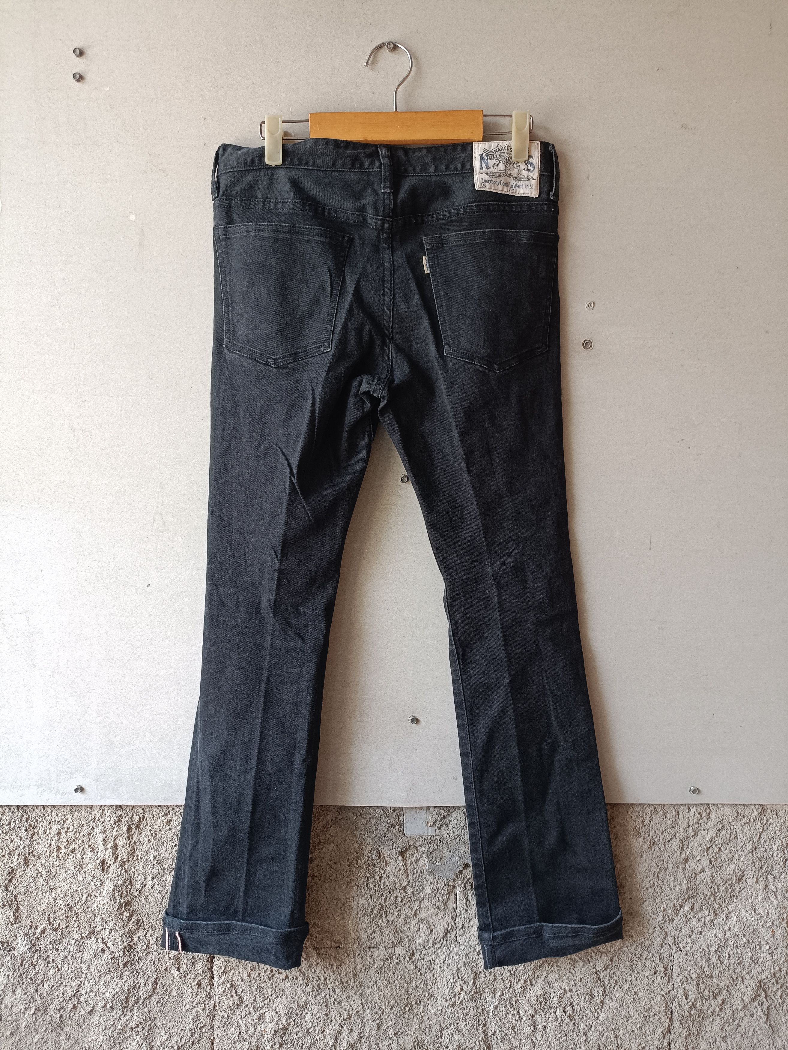 Japanese Brand Nakedsun Redline selvedge black denim pants Size US 30 / EU 46 - 3 Thumbnail