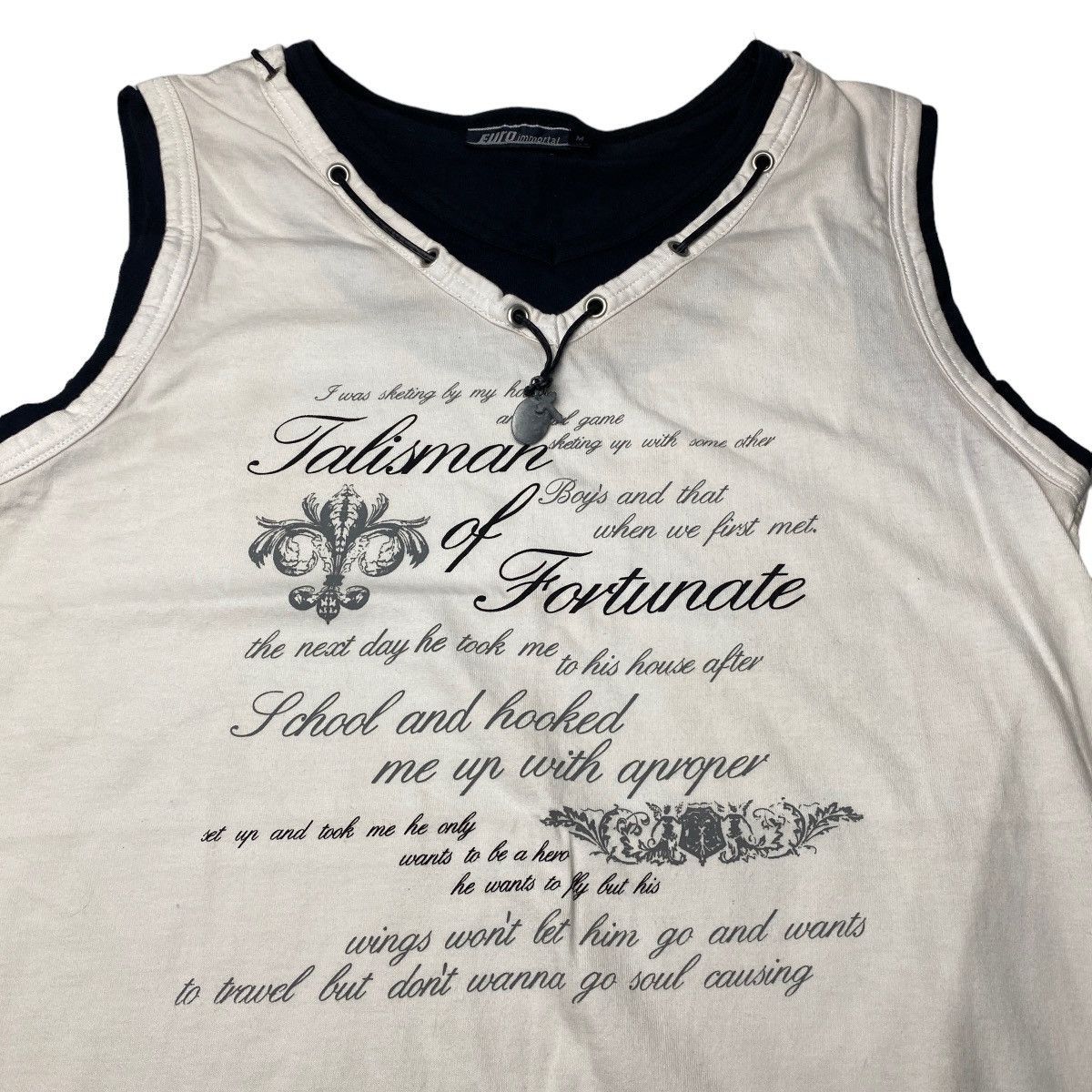 14th Addiction × If Six Was Nine × KMRii 2000's EuroImmortal Cross Necklace Tanktop Size US S / EU 44-46 / 1 - 3 Thumbnail