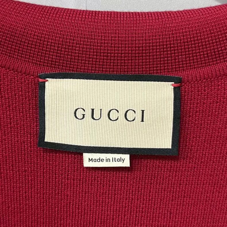 Gucci Gucci Red horse buckle wool knitted dress 2503-Nextarrow Size M / US 6-8 / IT 42-44 - 5 Thumbnail