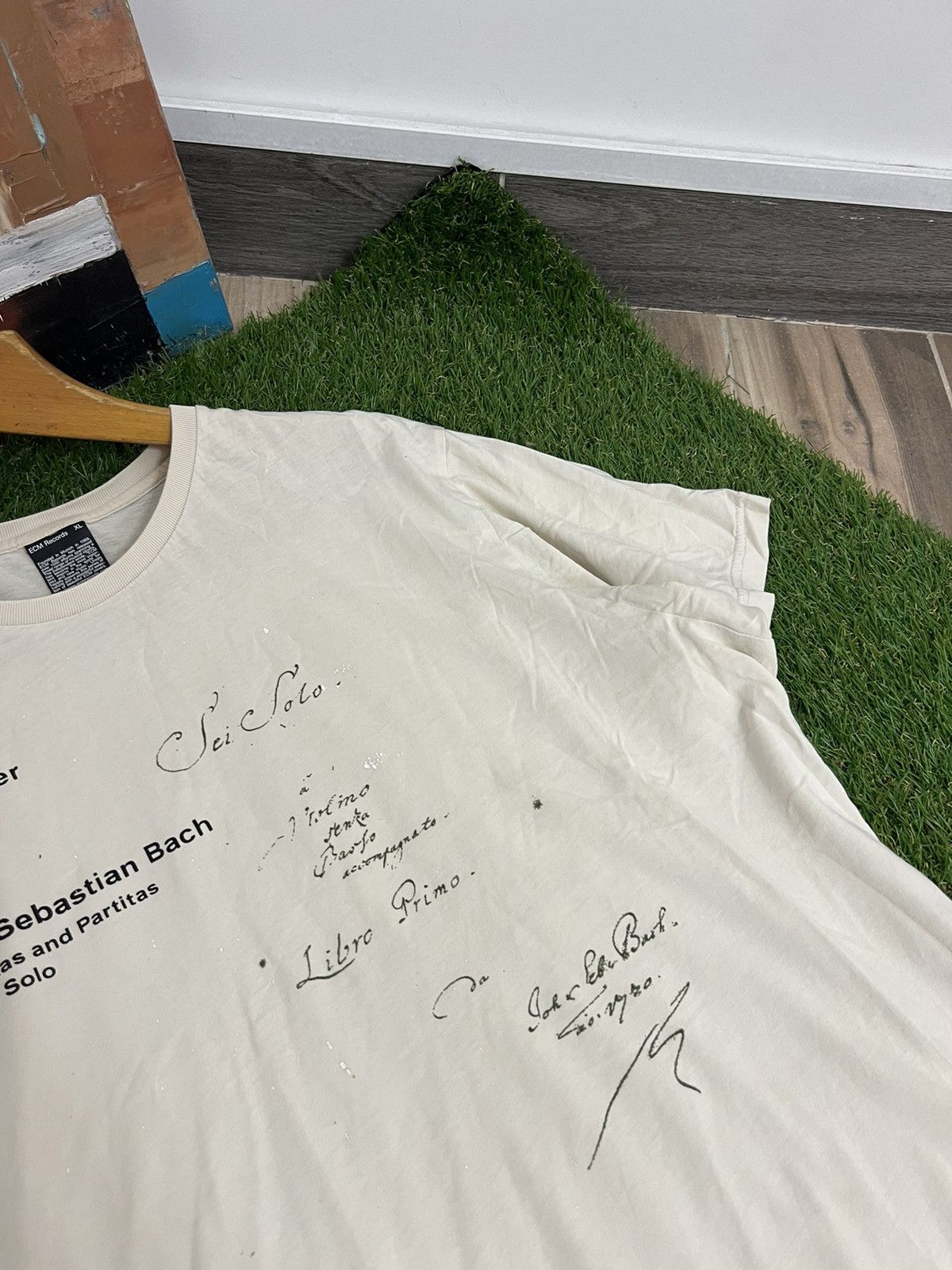 Band Tees × Uniqlo UNIQLO x ECM RECORDS vintage japan 2002 distressed T Shirt Size US XL / EU 56 / 4 - 3 Thumbnail