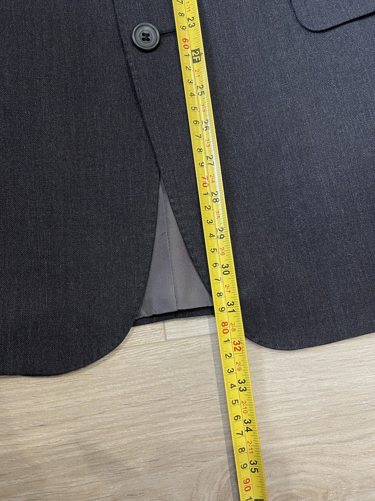DAKS DAKS London Gray 2-Piece Suit - 100% Pure New Wool Size 38R Size 38R - 10 Thumbnail