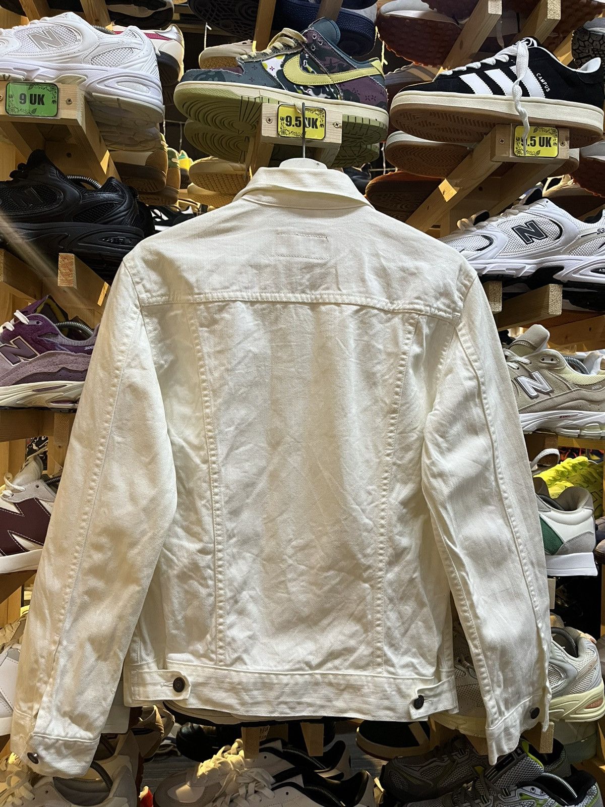 Levi's × Levi's Vintage Clothing × Vintage Vintage Levi’s white demin jacket rare Size US M / EU 48-50 / 2 - 11 Thumbnail