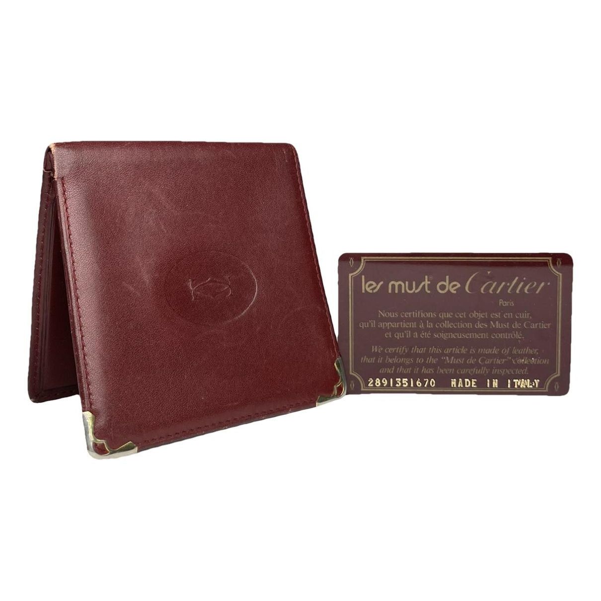 Cartier Burgundy Patent Leather Purse Size ONE SIZE - 1 Thumbnail