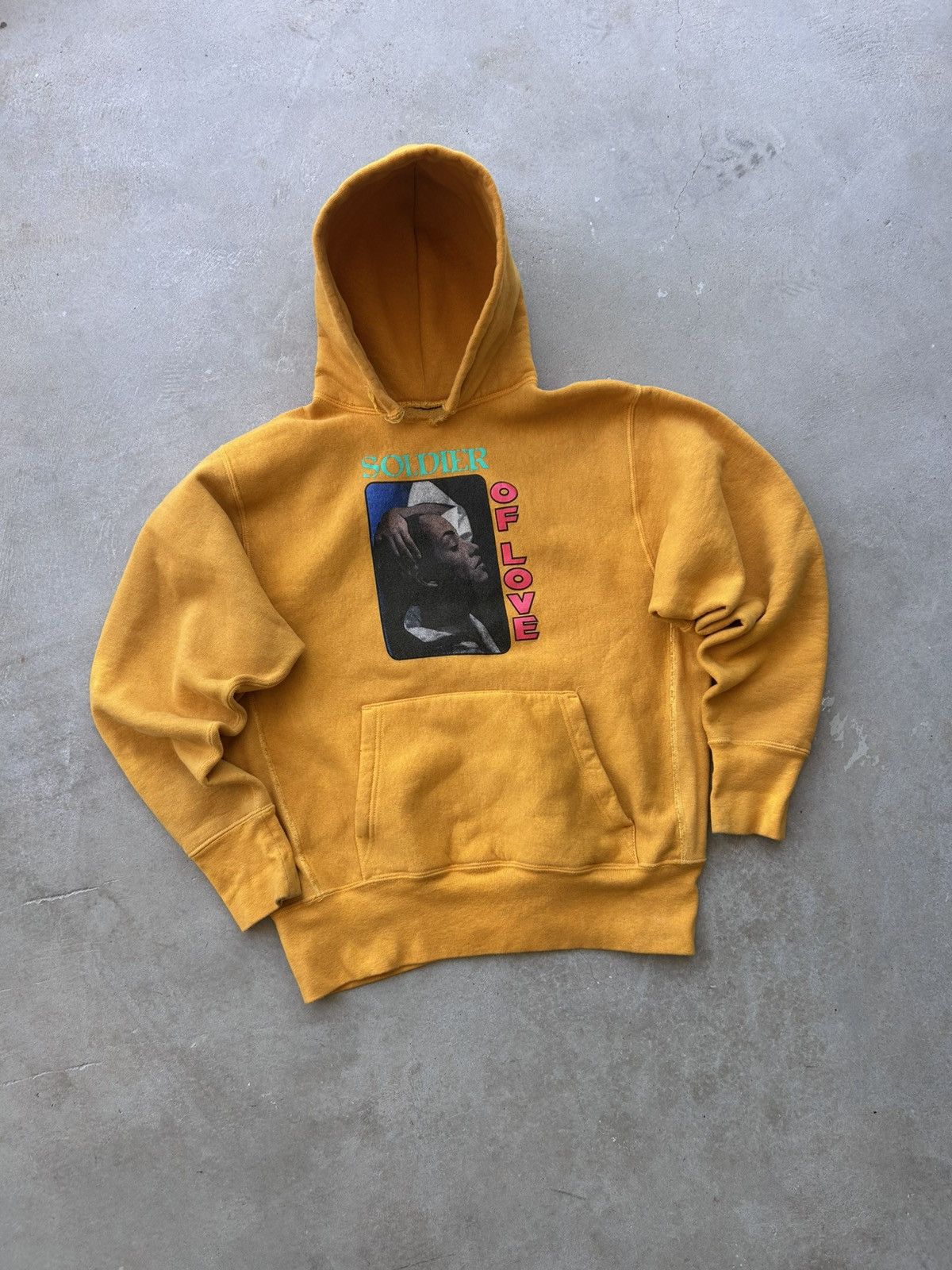DIVINITIES × Rap Tees Rare Divinities Sade Soldier Of Love Reverse Weave Hoodie Size US L / EU 52-54 / 3 - 3 Thumbnail