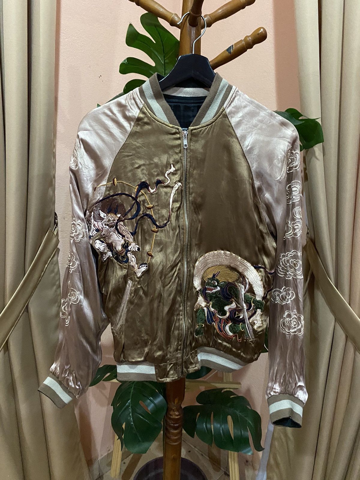 Other SUKAJAN BACK STREET CRAWLER SOUVENIR REVERSIBLE RAYON JACKET Size US S / EU 44-46 / 1 - 8 Thumbnail