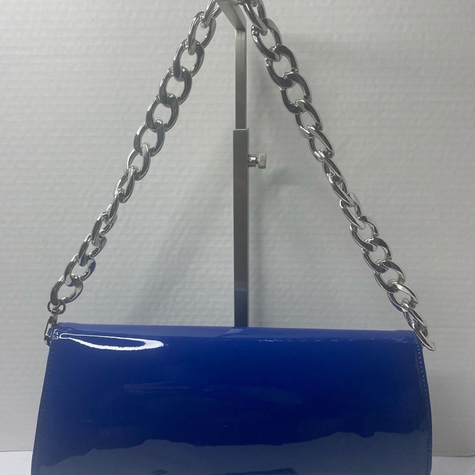 & Other Stories Francesco Sacco blue magnetic clutch w/ optional chain strap Size ONE SIZE - 3 Thumbnail