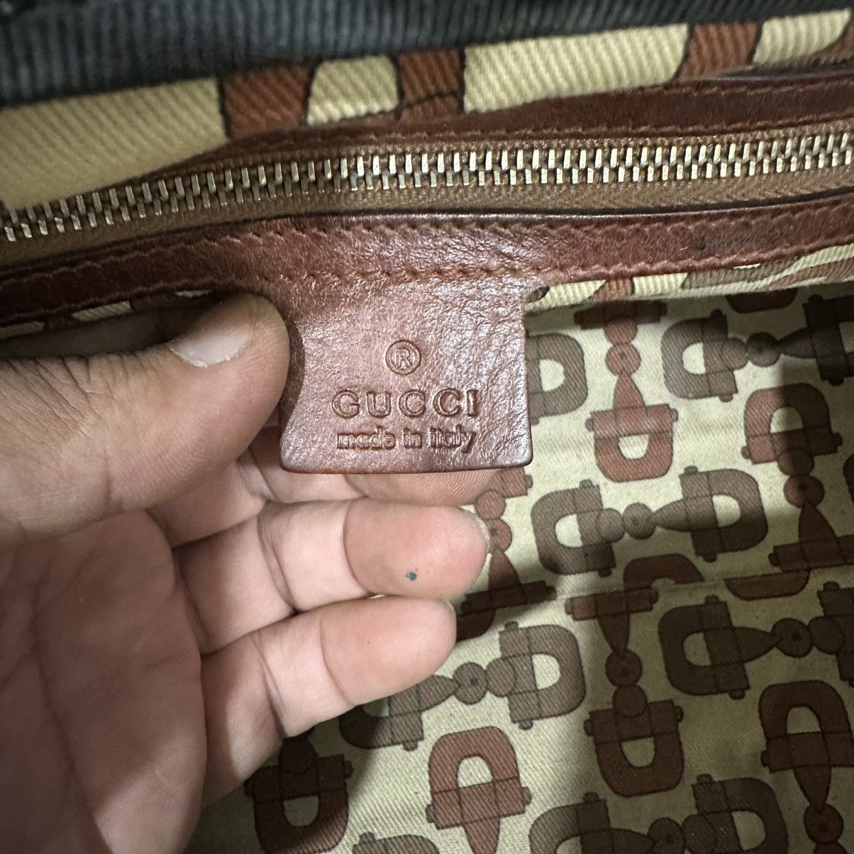 Gucci ‼️LASTDROP‼️ GUCCI BROWN GUCCISSIMA SIGNORIA LARGE DOME BAG Size ONE SIZE - 11 Thumbnail