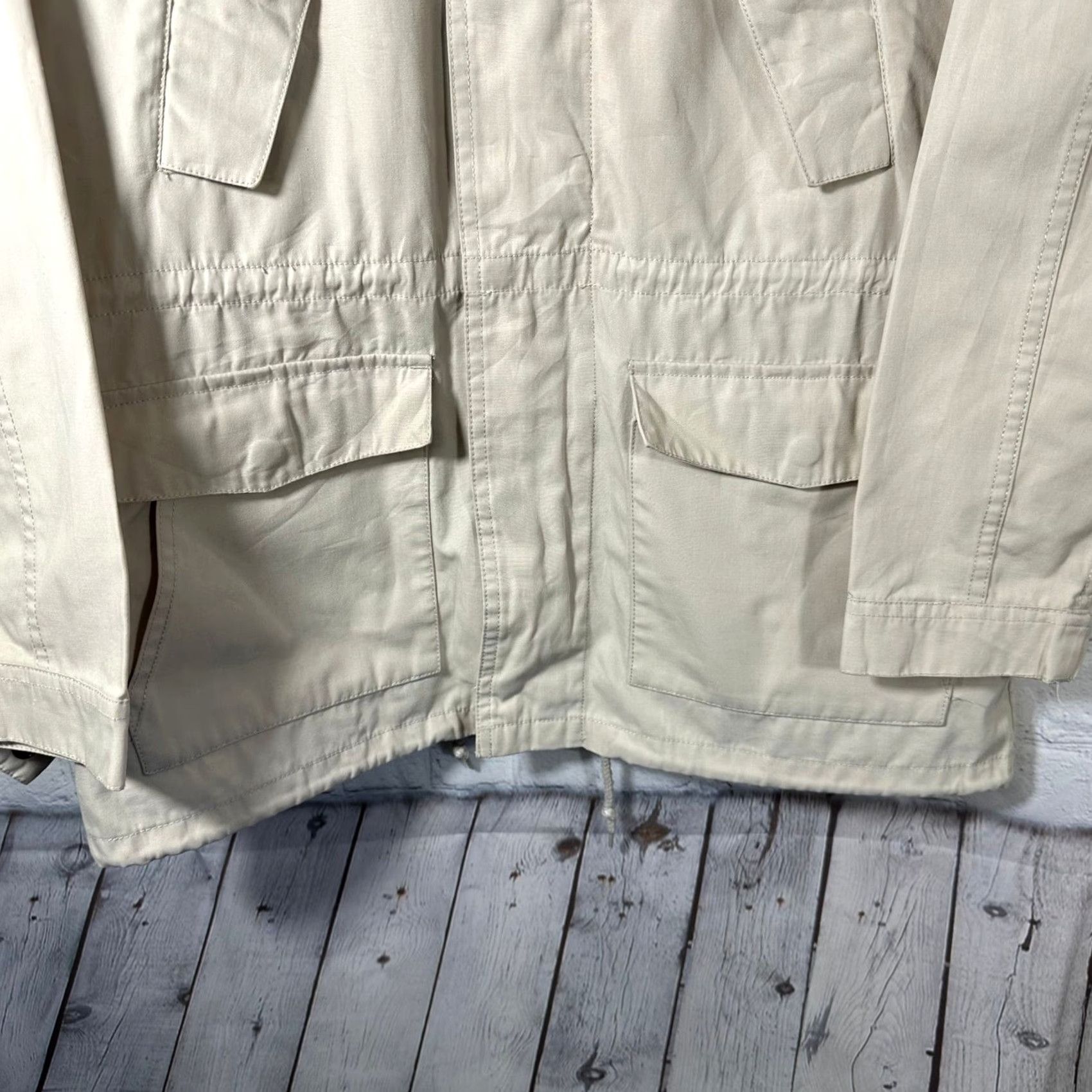 Carhartt Wip Carhartt WIP Womens Battle Parka Jacket Beige Hooded Coat M Size M / US 6-8 / IT 42-44 - 3 Thumbnail