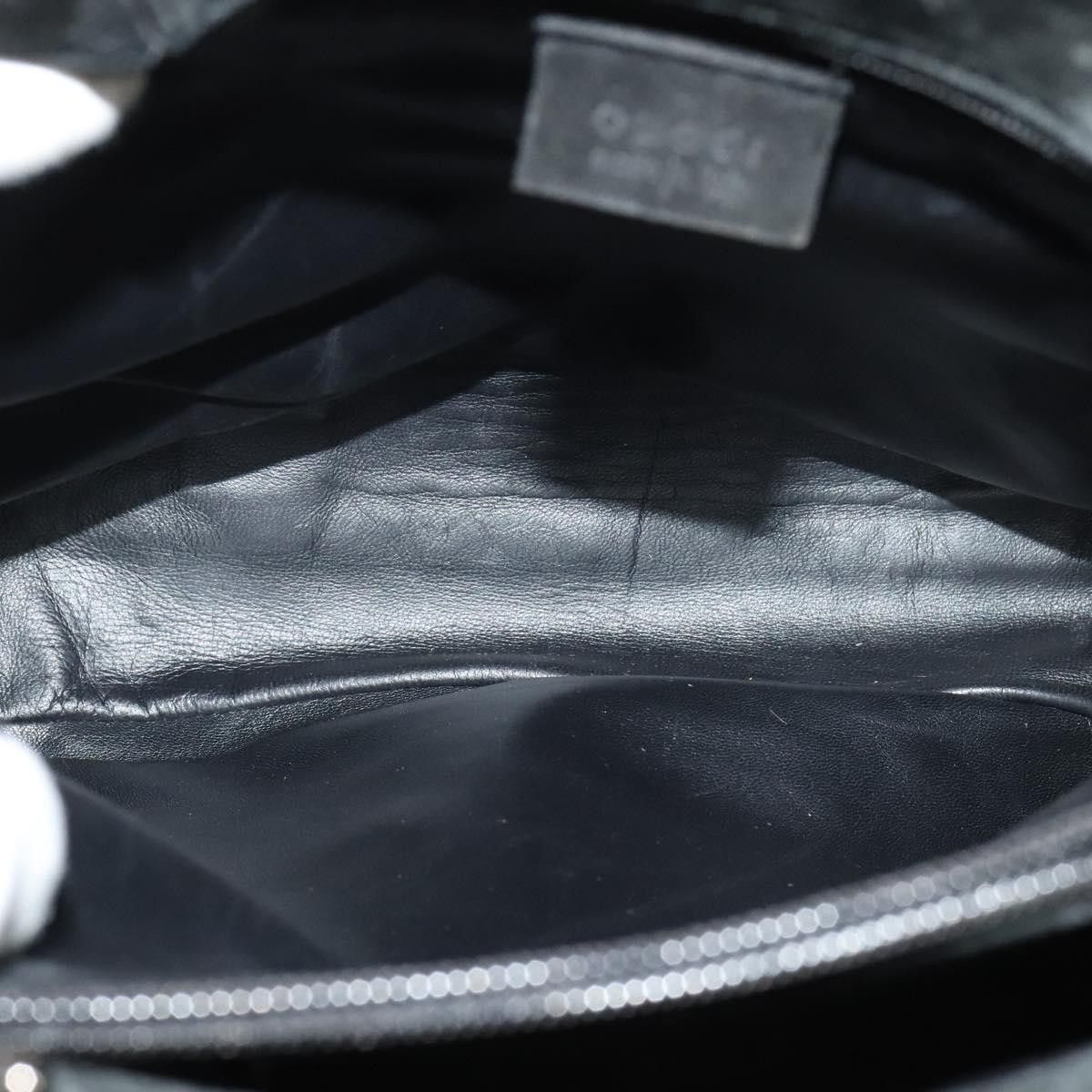 Gucci GUCCI Hand Bag Suede Black Silver 002 002 Size ONE SIZE - 15 Thumbnail