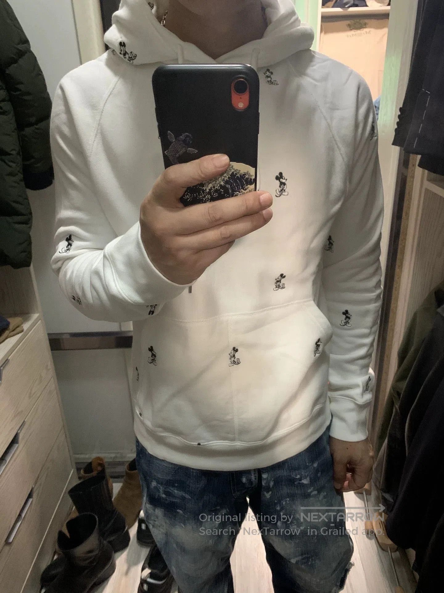 Takahiromiyashita The Soloist. soloist mickey embroidered hoodie size 46. Size US L / EU 52-54 / 3 - 7 Thumbnail