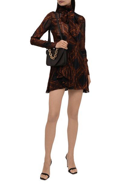 Saint Laurent Paris o1y0126 Mini Dress in Multicolor Size M / US 6-8 / IT 42-44 - 2 Thumbnail