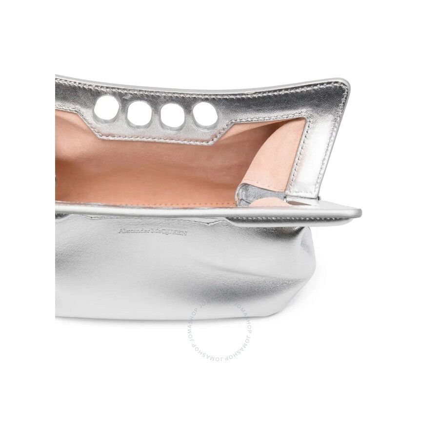 Alexander McQueen o1w1db10925 Size: OS/The Peak Bag Small in Silver Size ONE SIZE - 3 Thumbnail