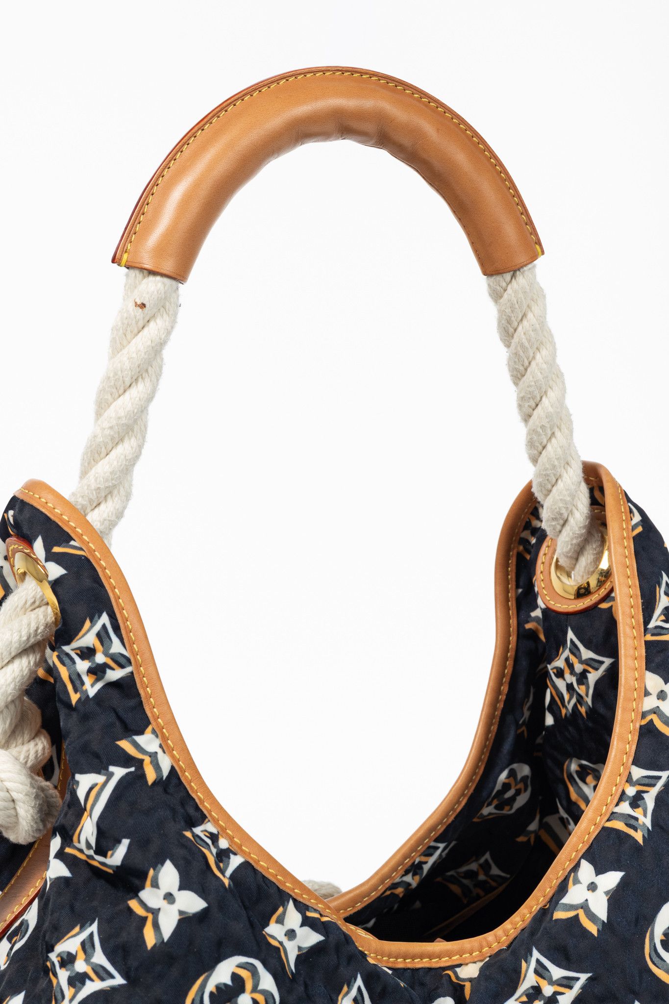 Louis Vuitton Louis Vuitton Bulles MM Navy Monogram Rope-Tassel Hobo Bag Size ONE SIZE - 6 Thumbnail